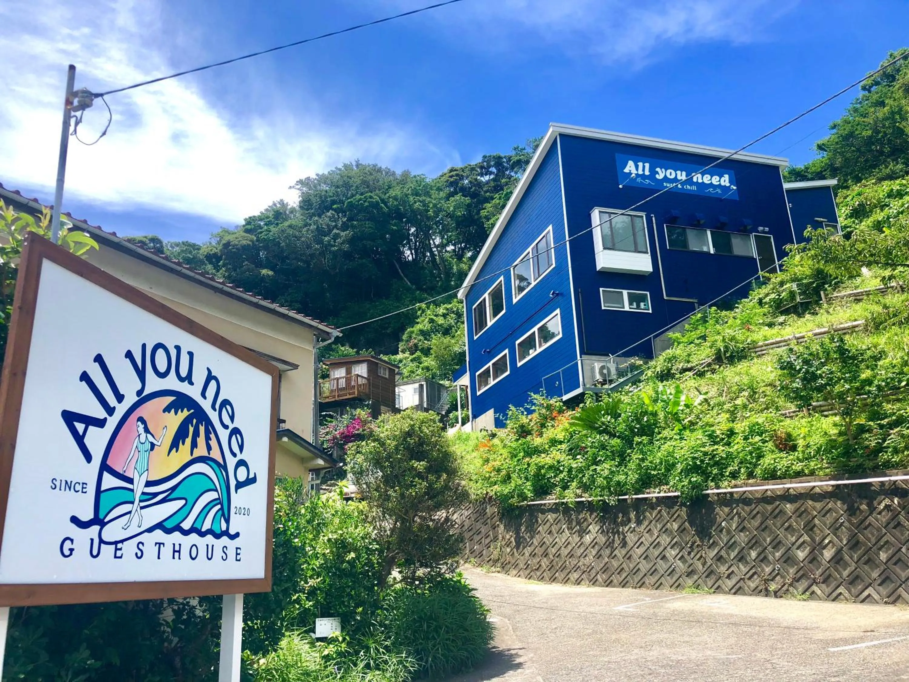 Property building in Guesthouse All you need - All rooms have an ocean view!