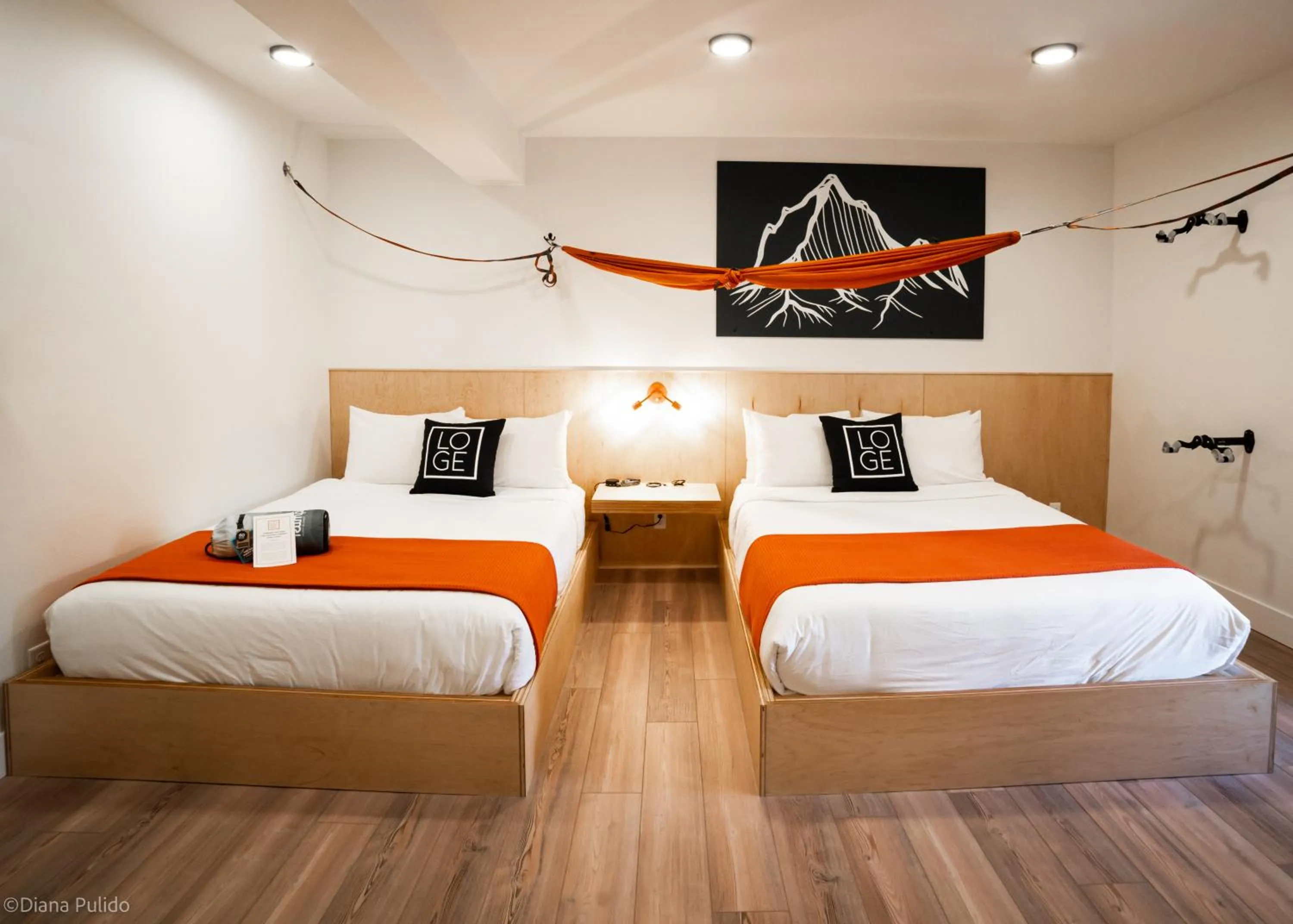 Bed in LOGE Leavenworth