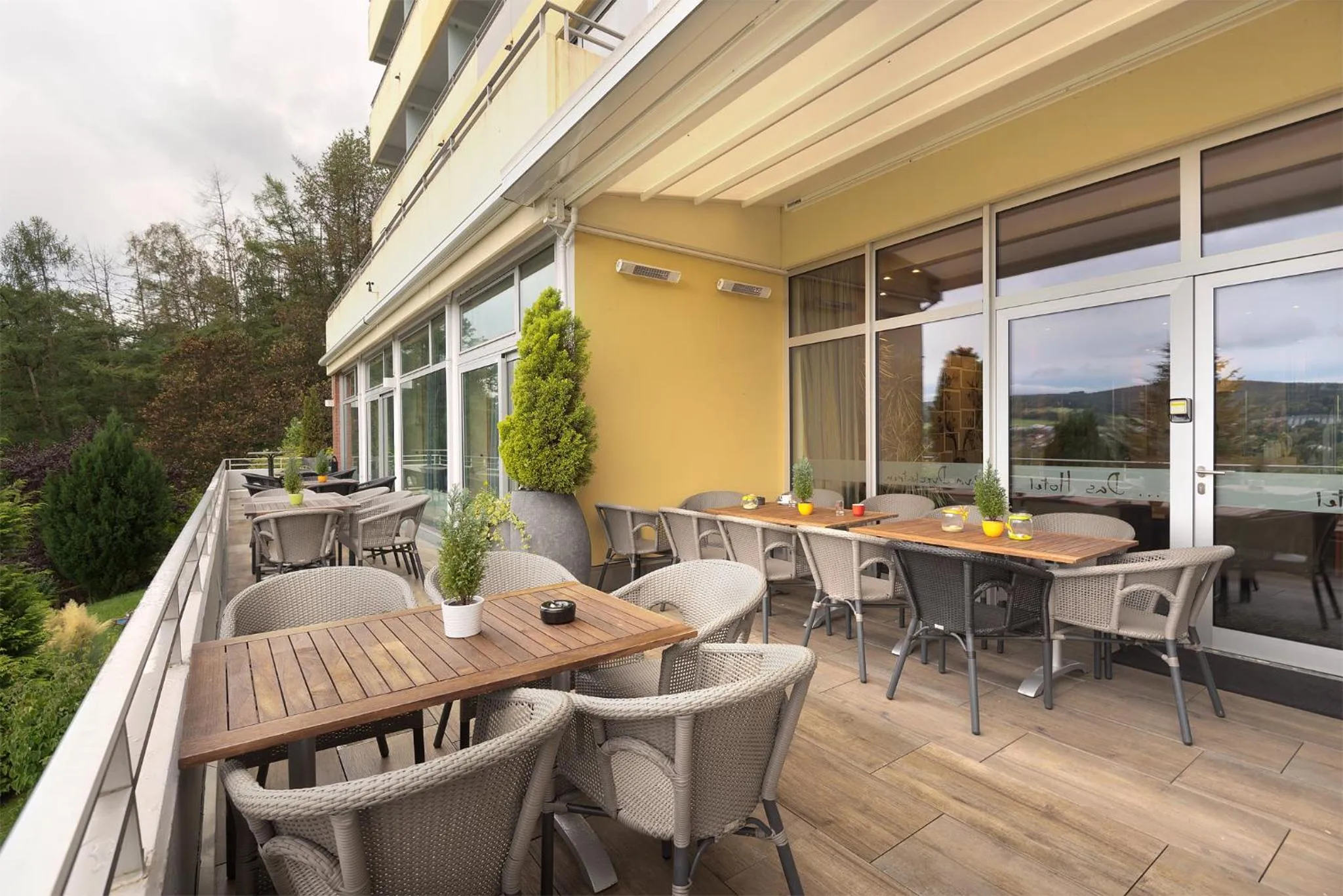 Balcony/Terrace in Trip Inn Landhotel Badsoden-Salmünster