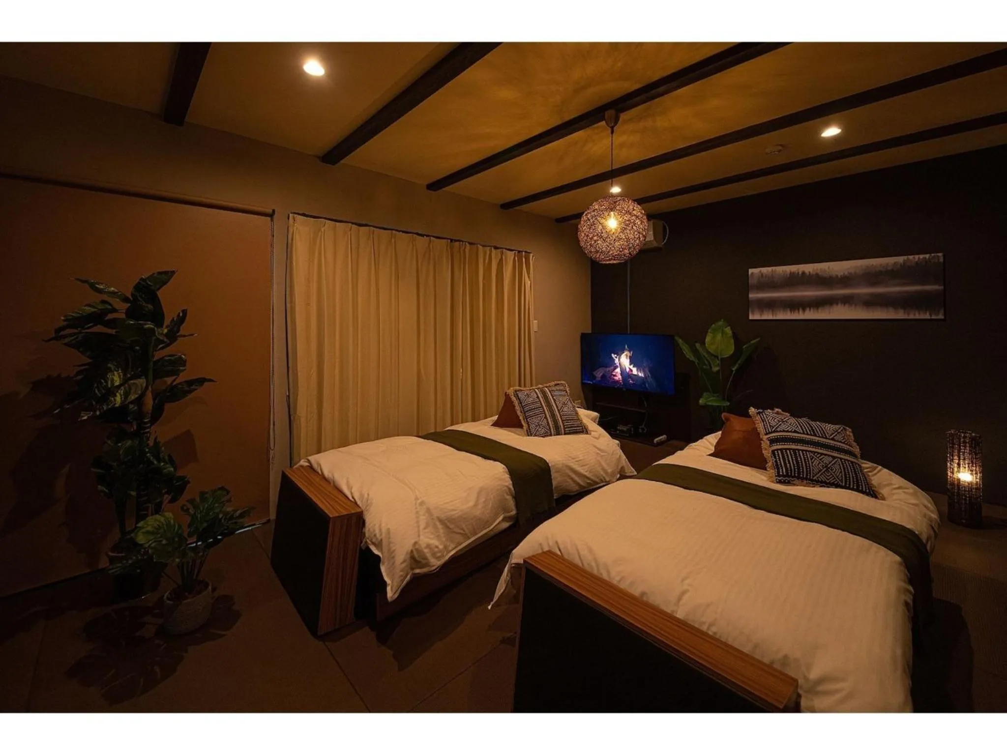 Bed in YUHUROTEN TOKI NO MANIMANI - Vacation STAY 87025