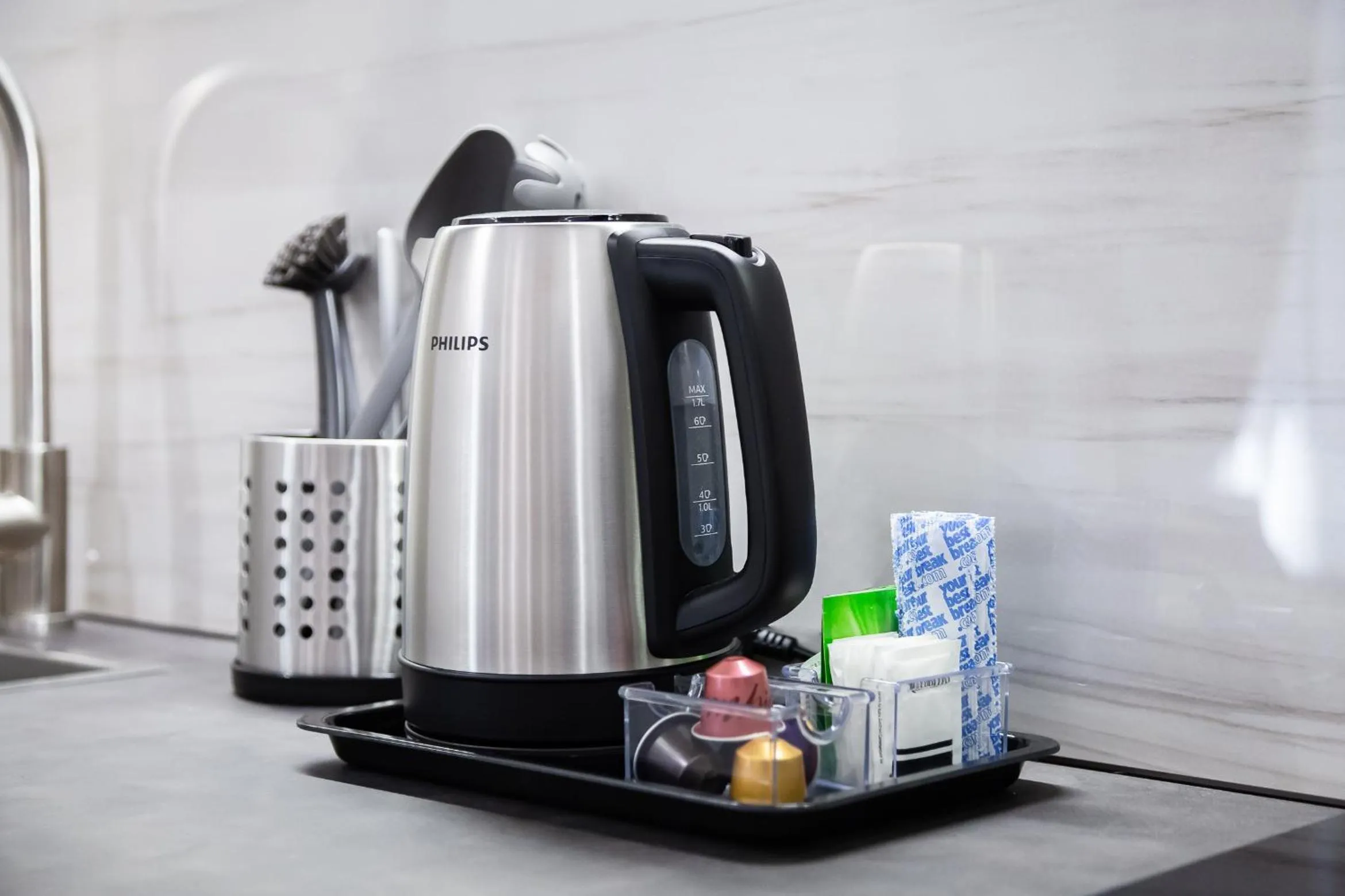 Coffee/tea facilities in UnoSeiTre - Luxury Apartment & Suite