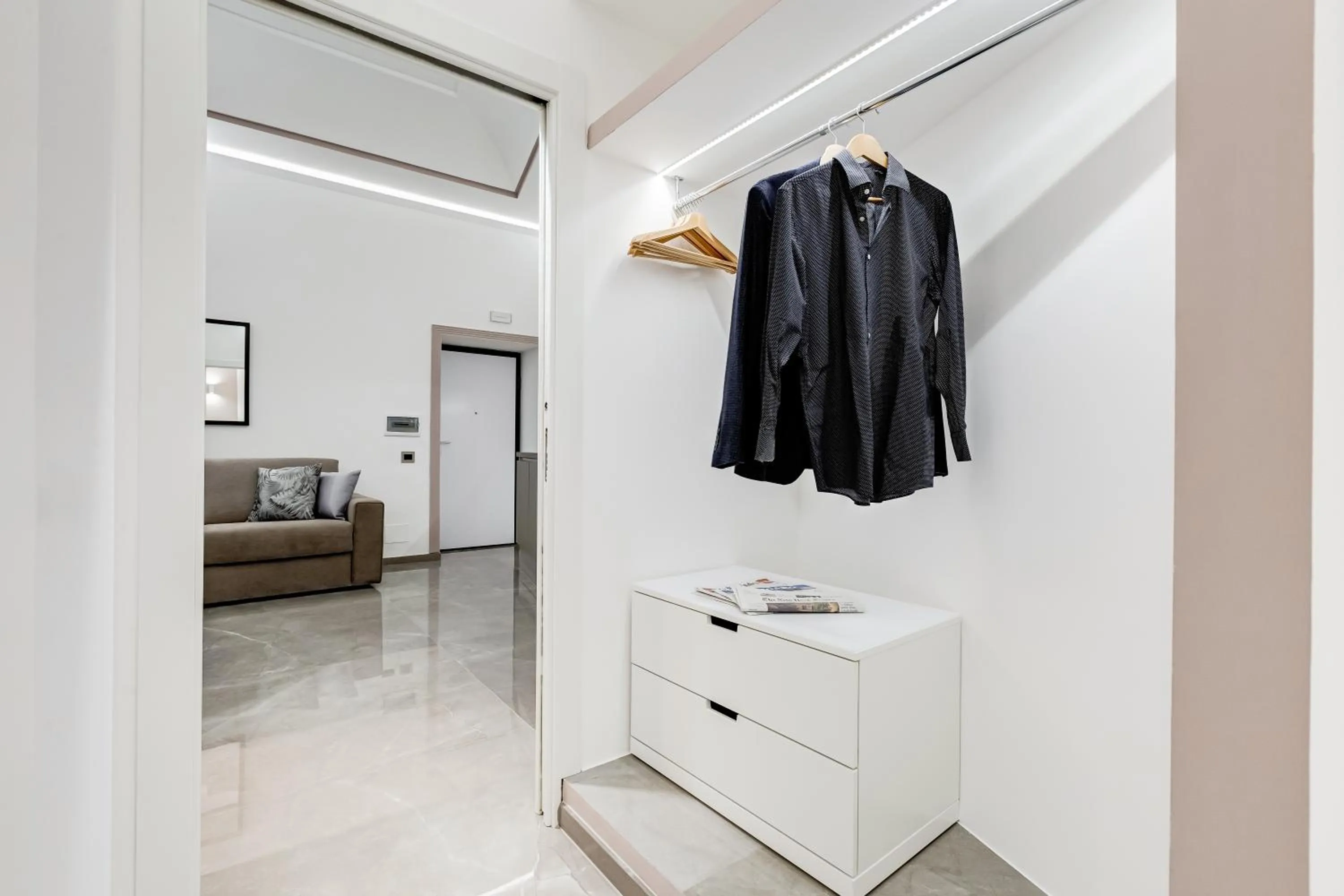 Living room in UnoSeiTre - Luxury Apartment & Suite