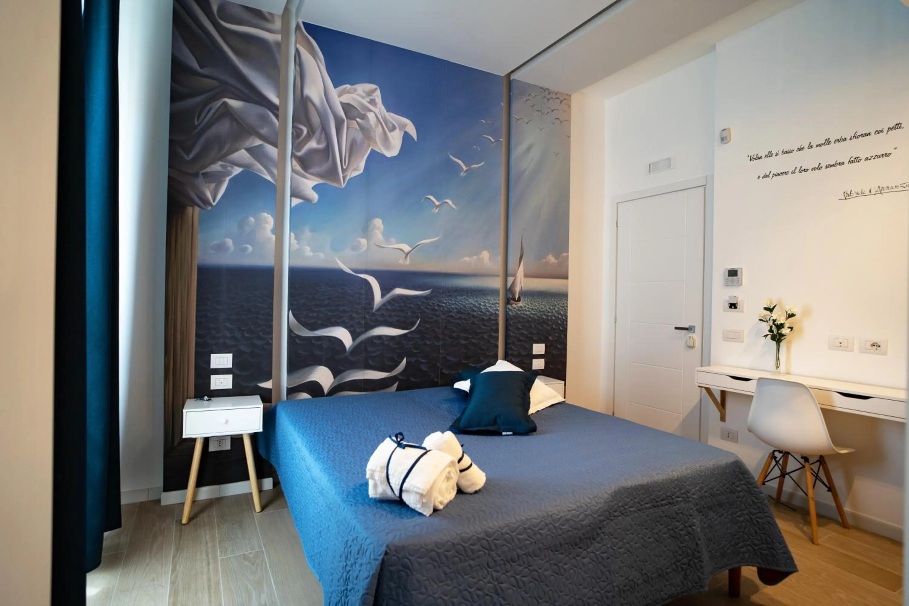 Bedroom, Bed in L' Angolo dei poeti - Bed and Breakfast