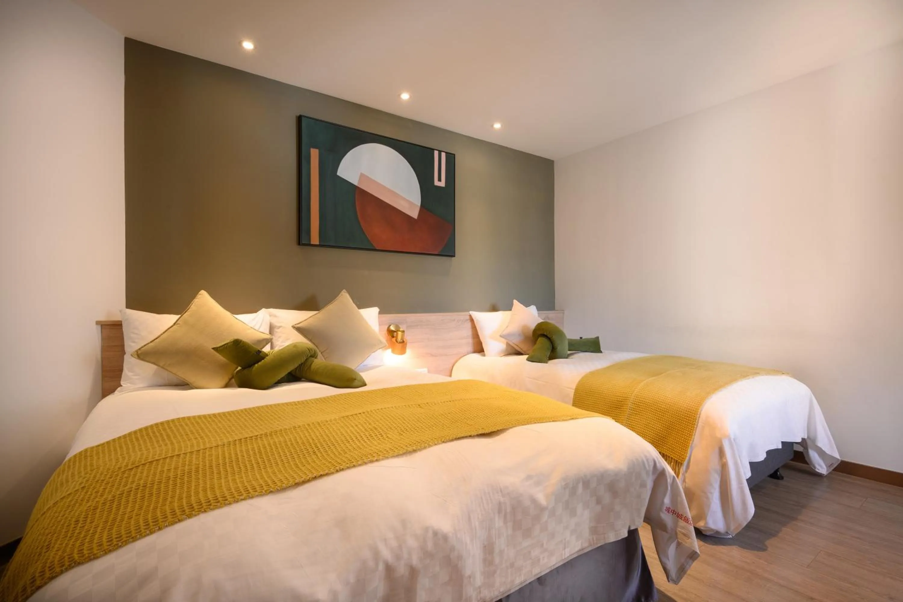 Bed in Hotel East Taichung