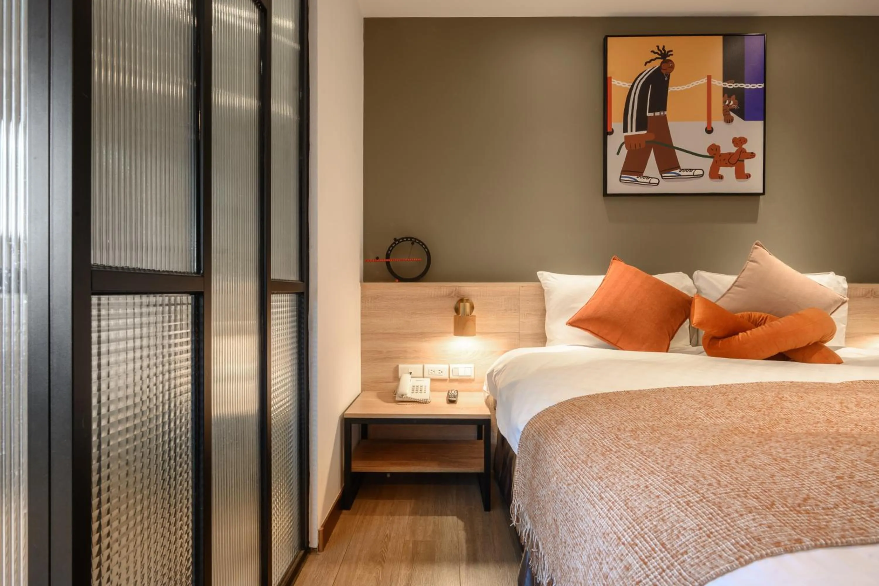 Bed in Hotel East Taichung