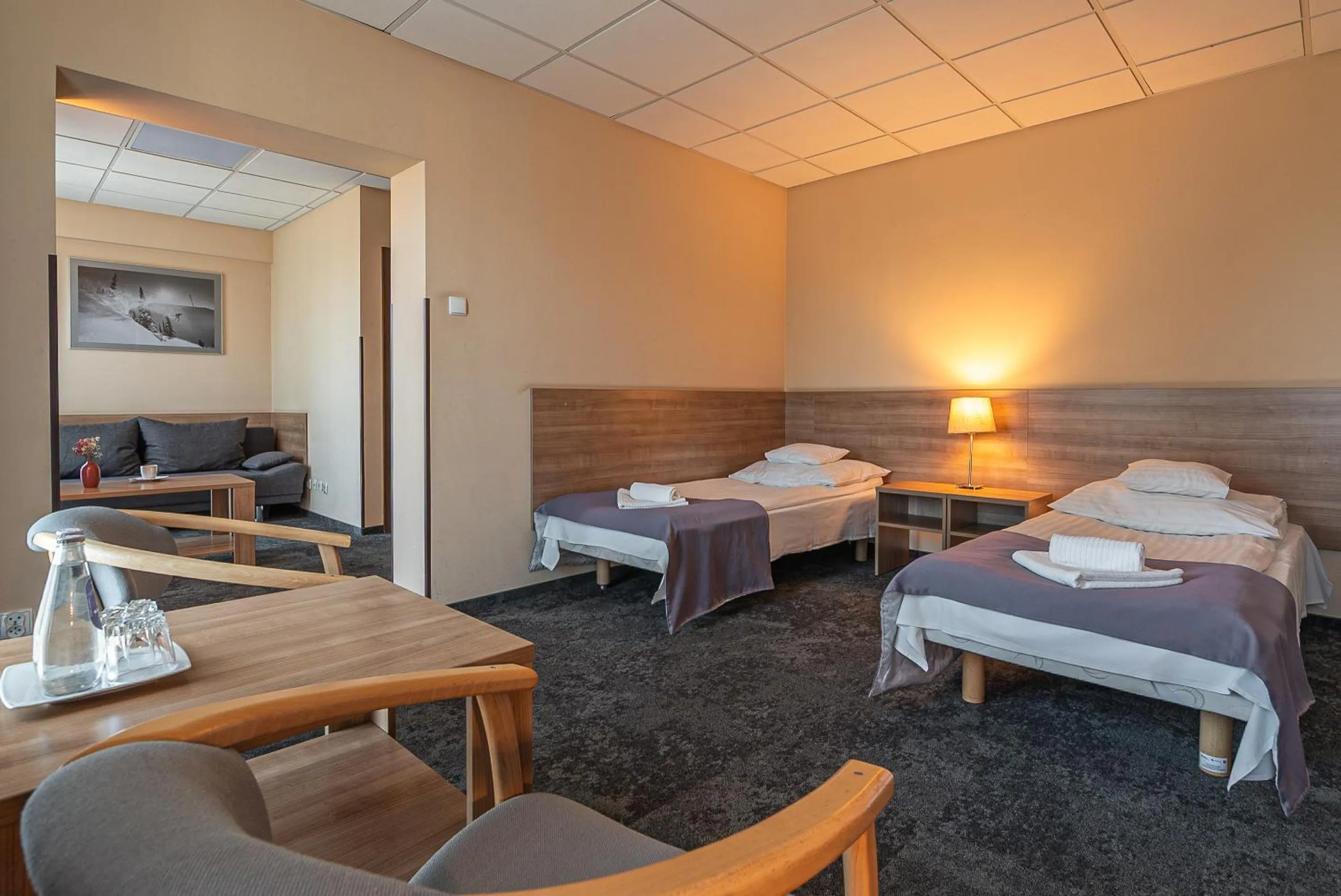 Bed in Hotel Olimpijski