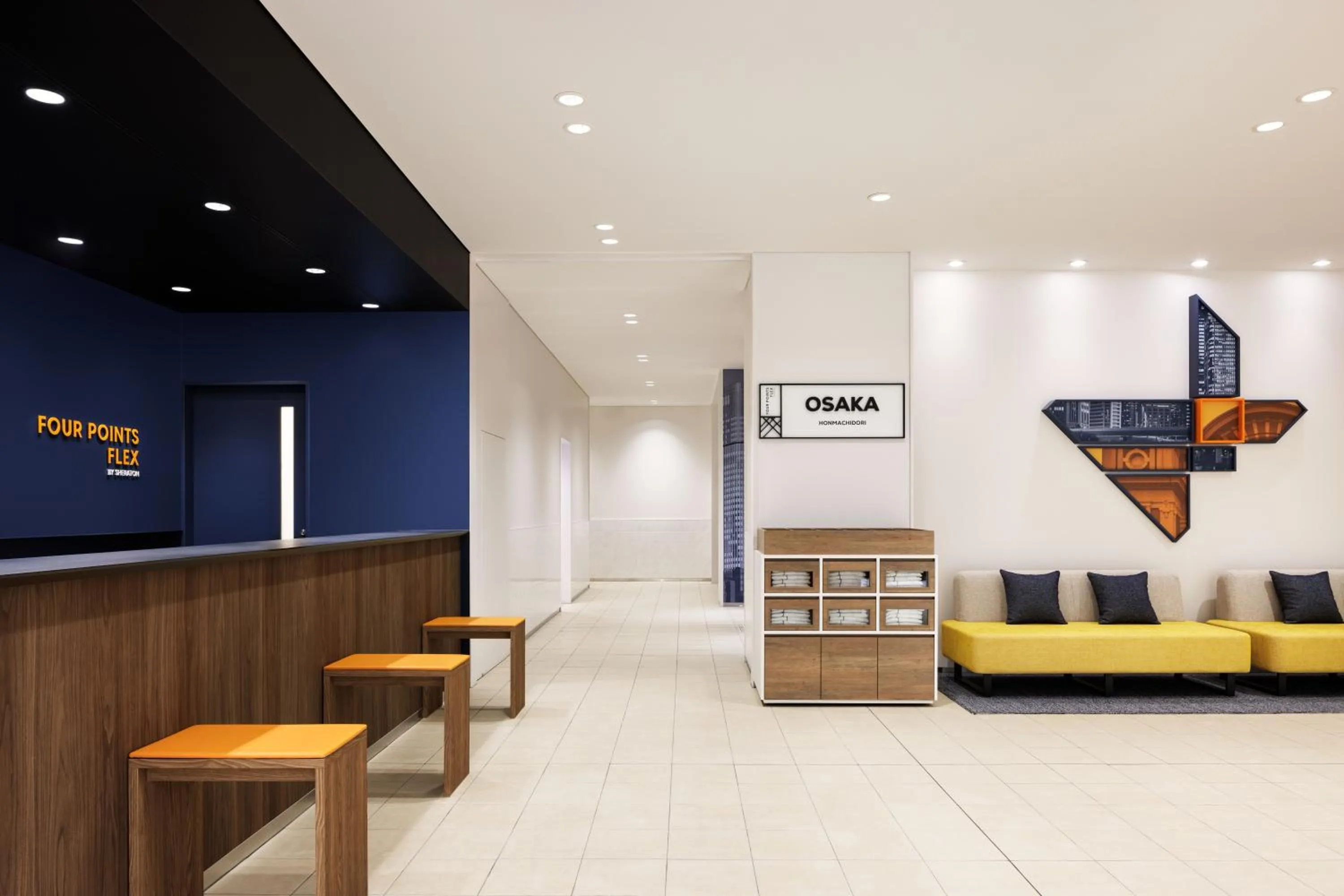 Lobby or reception in Four Points Flex by Sheraton Osaka Honmachi