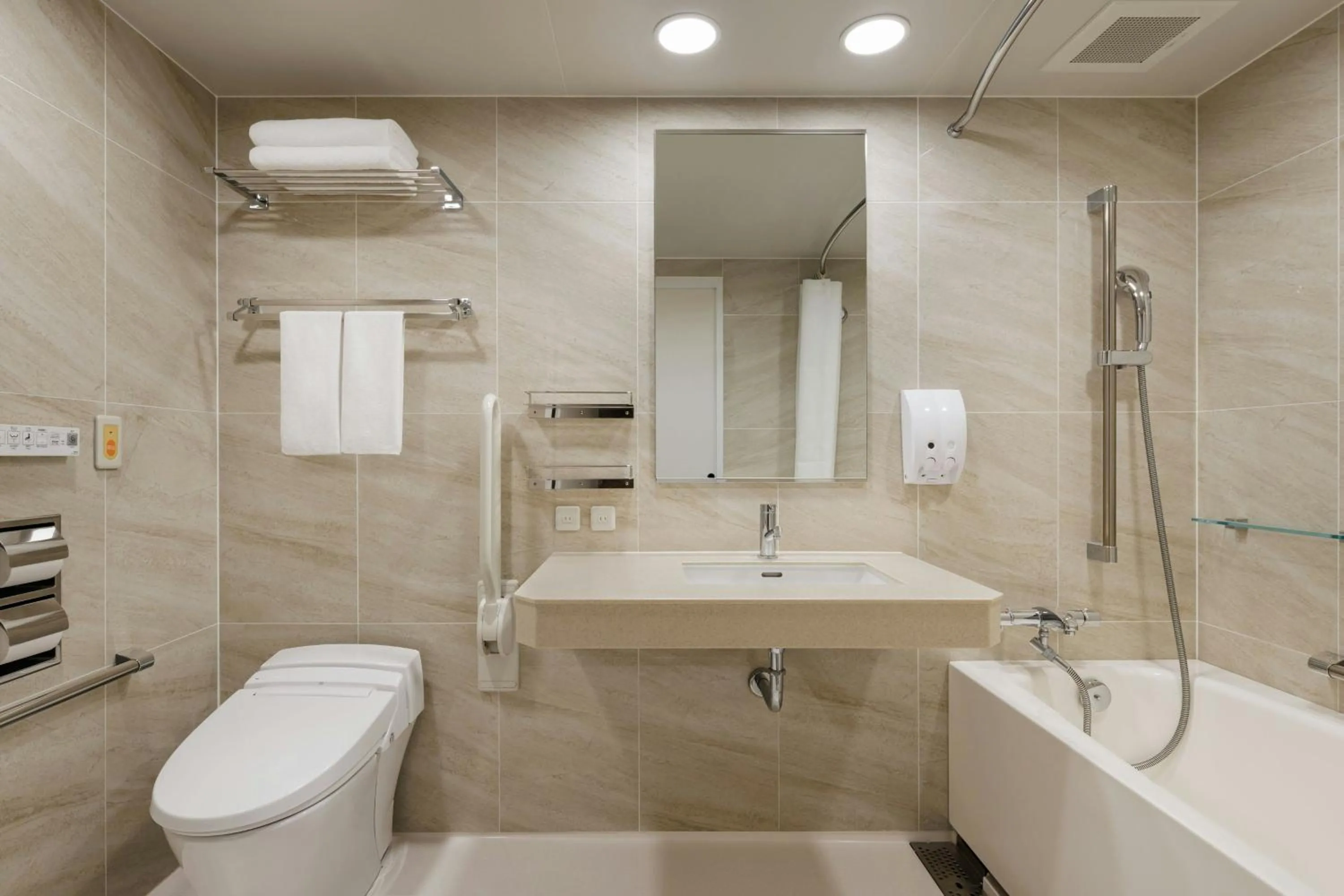 Bathroom in Four Points Flex by Sheraton Osaka Honmachi