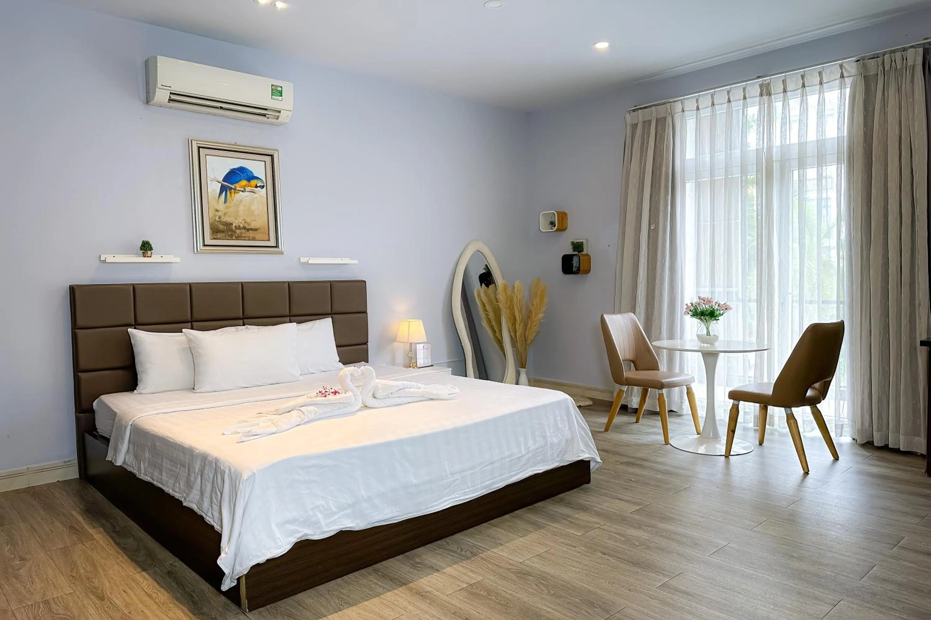 Bed in Eva Adam Hotel