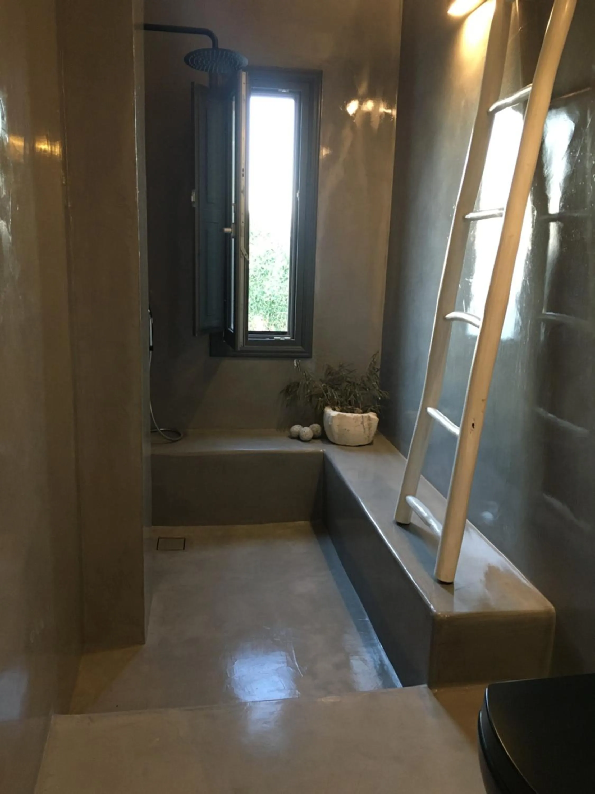 Bathroom in Santolia Art Suites