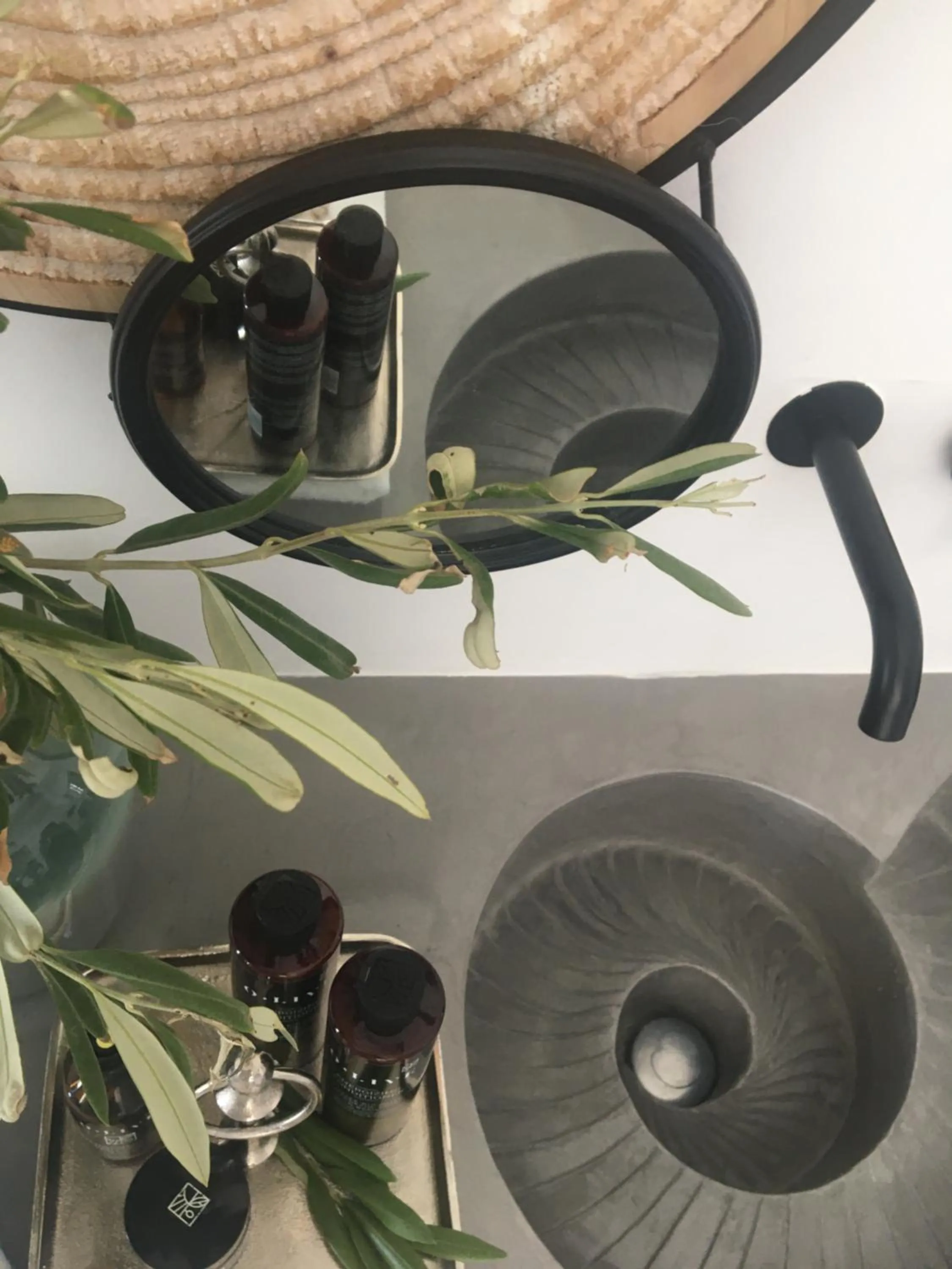 Bathroom in Santolia Art Suites