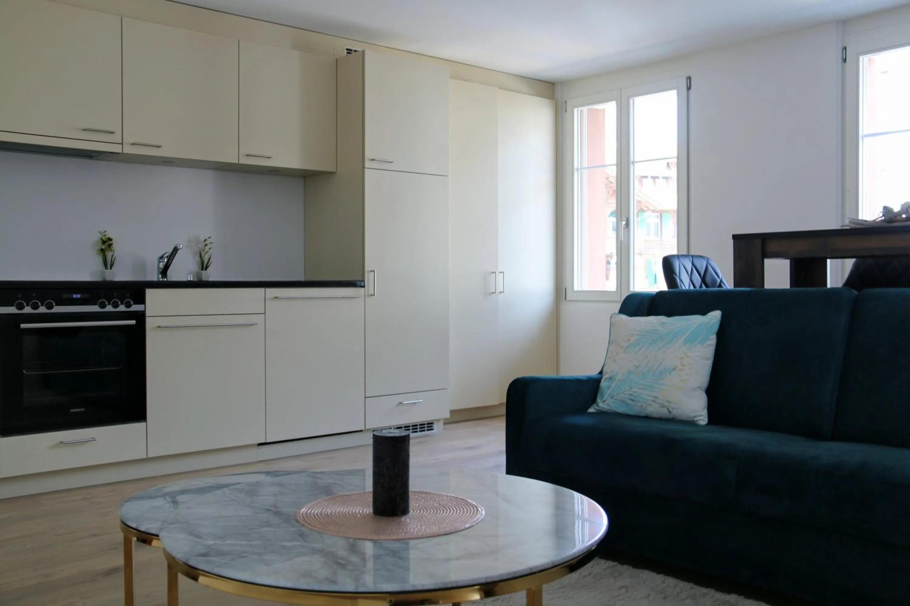 Kitchen or kitchenette in Hotel Sonne Interlaken-Matten