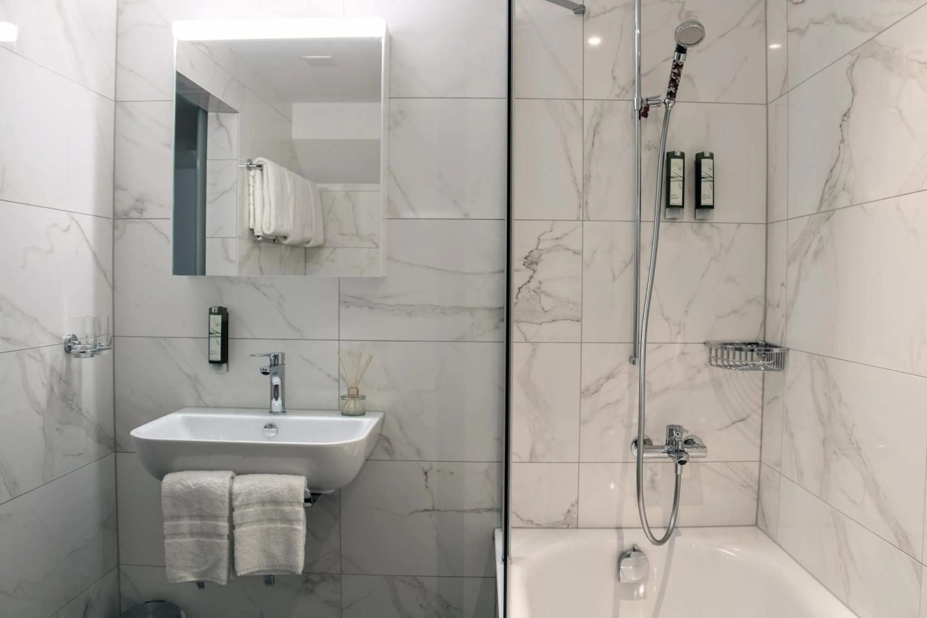 Shower in Hotel Sonne Interlaken-Matten