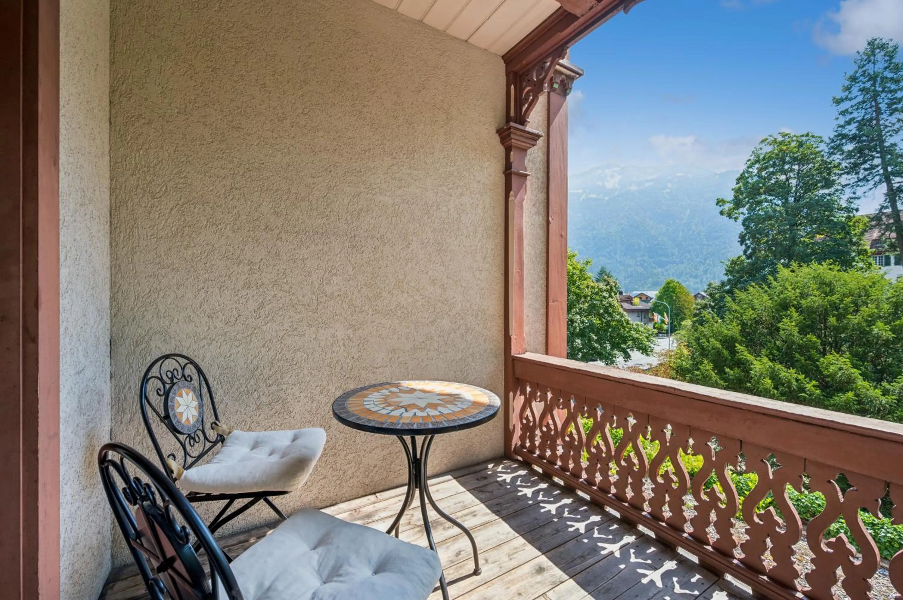 Balcony/Terrace in Hotel Sonne Interlaken-Matten