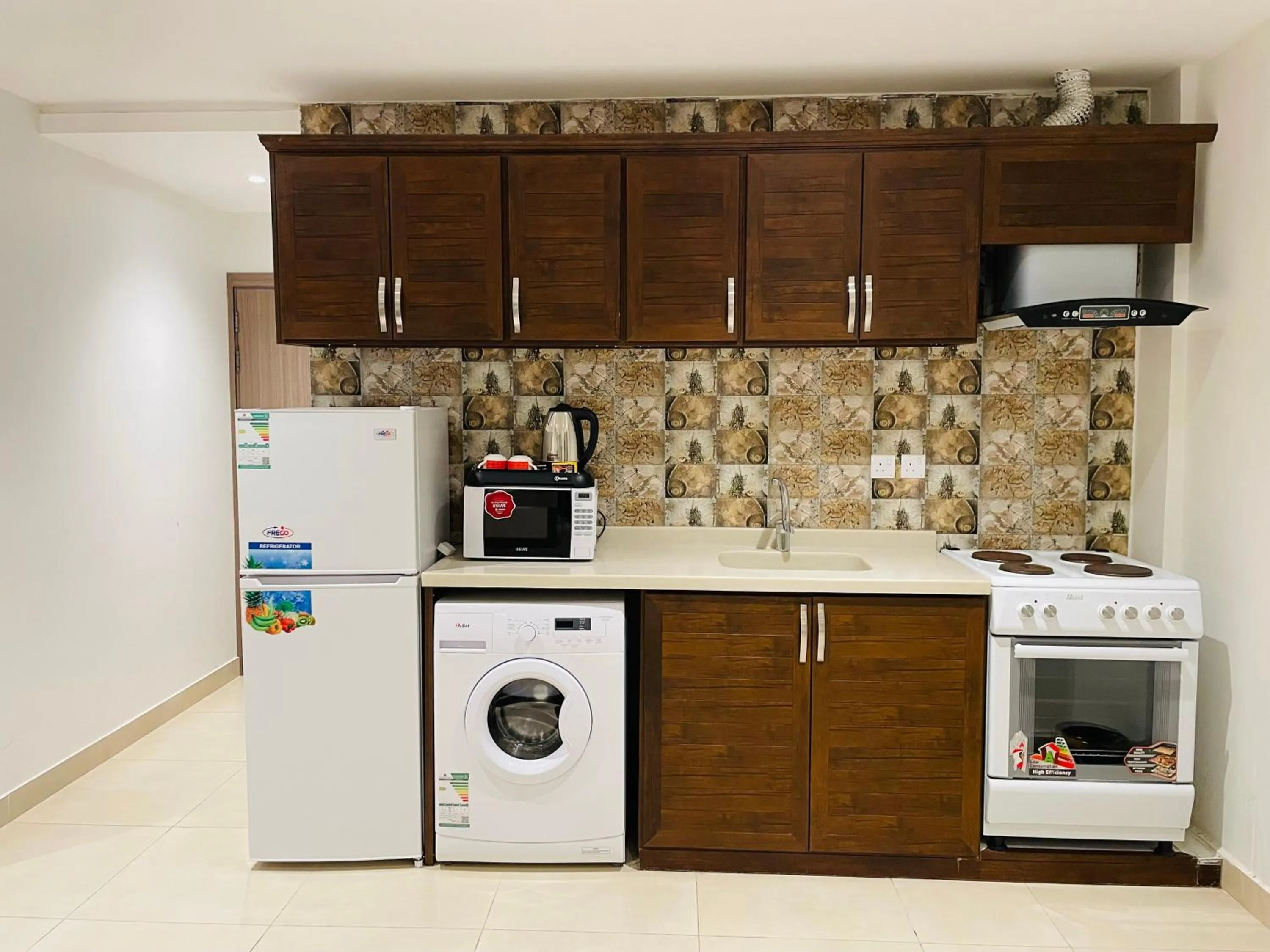 Kitchen or kitchenette in Terrace View Serviced Apartments 2