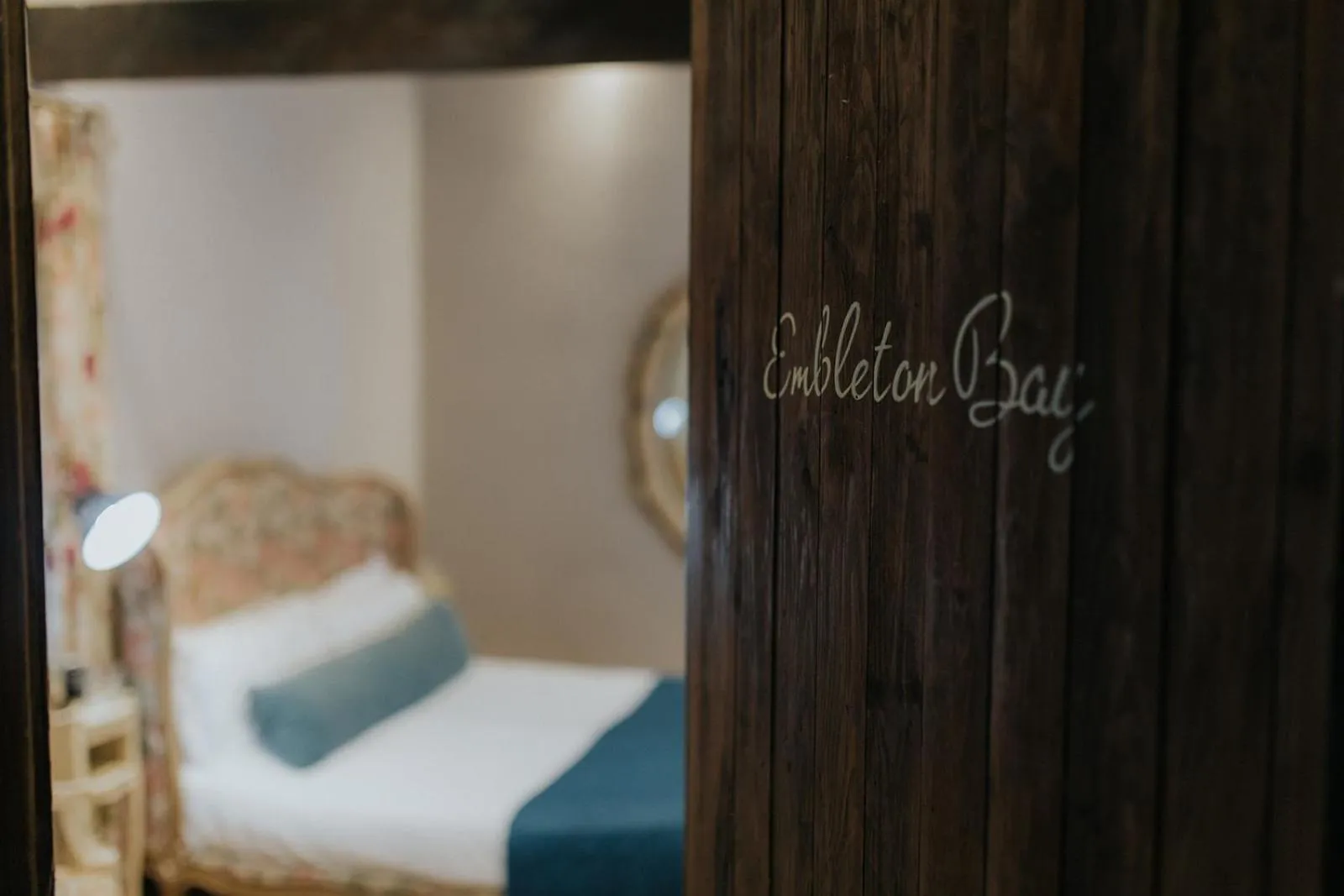 Decorative detail, Bed in Newton Hall