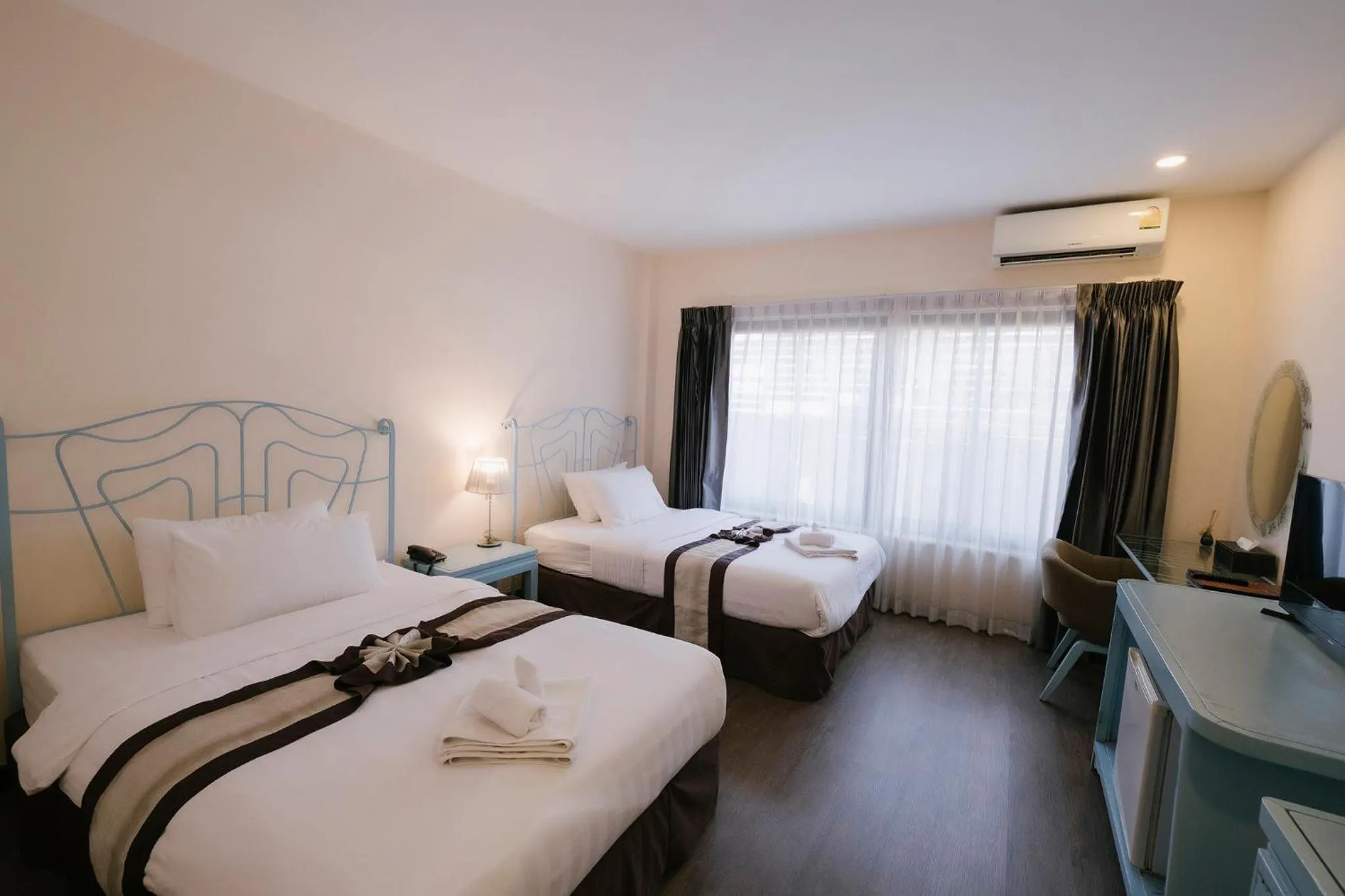 Bed in La Seine City Resort, Chiang Mai