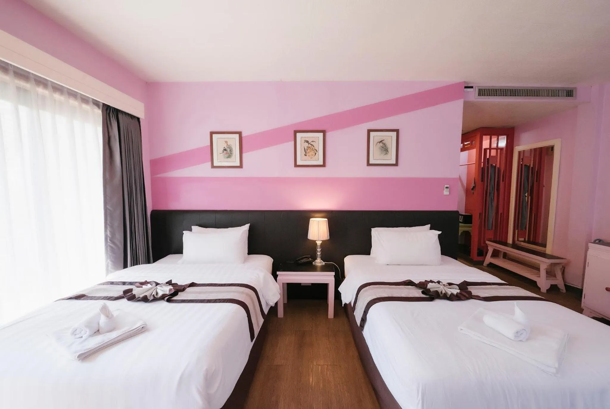 Bed in La Seine City Resort, Chiang Mai