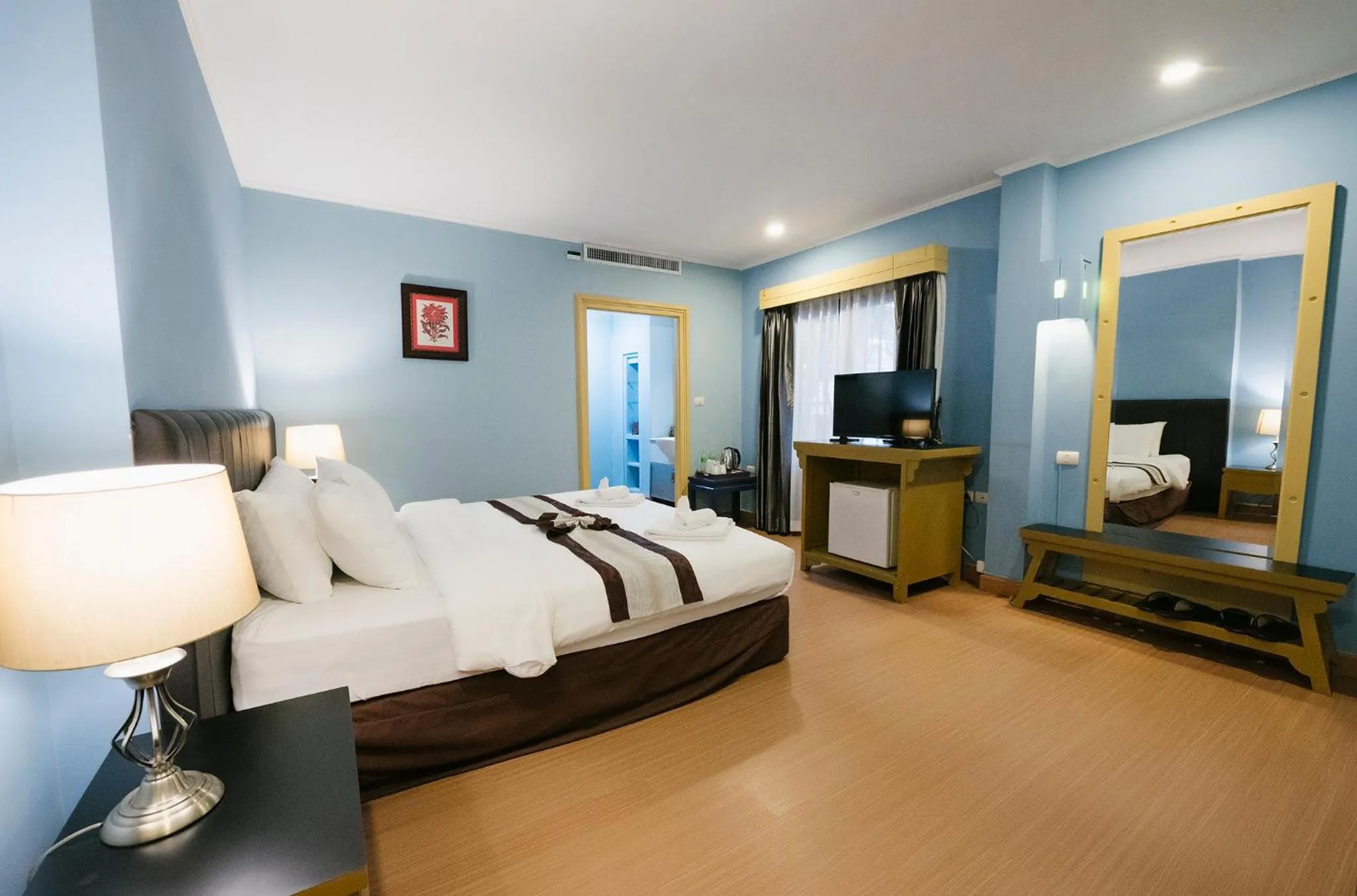 Bed in La Seine City Resort, Chiang Mai