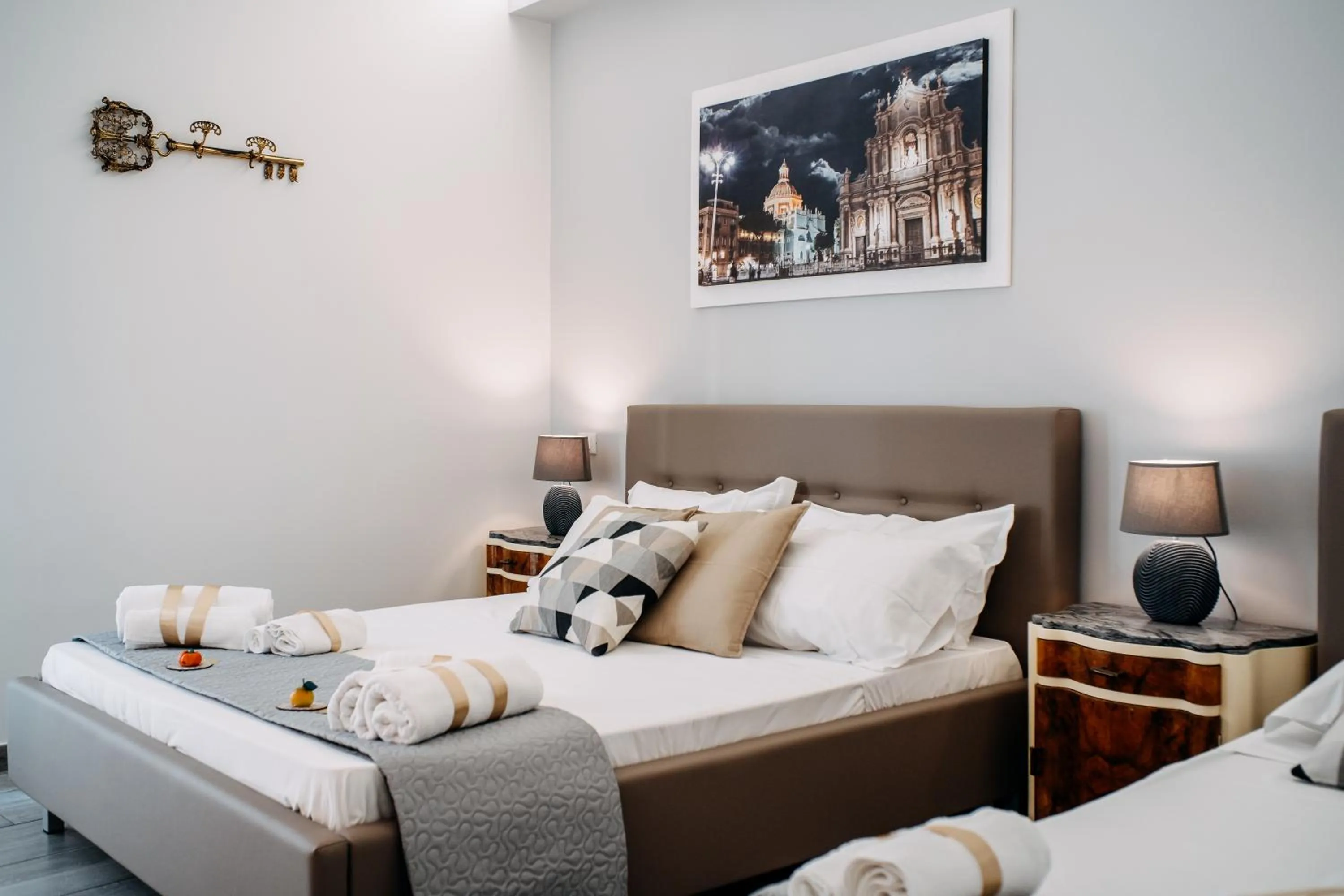 Bed in B&B Stramondo