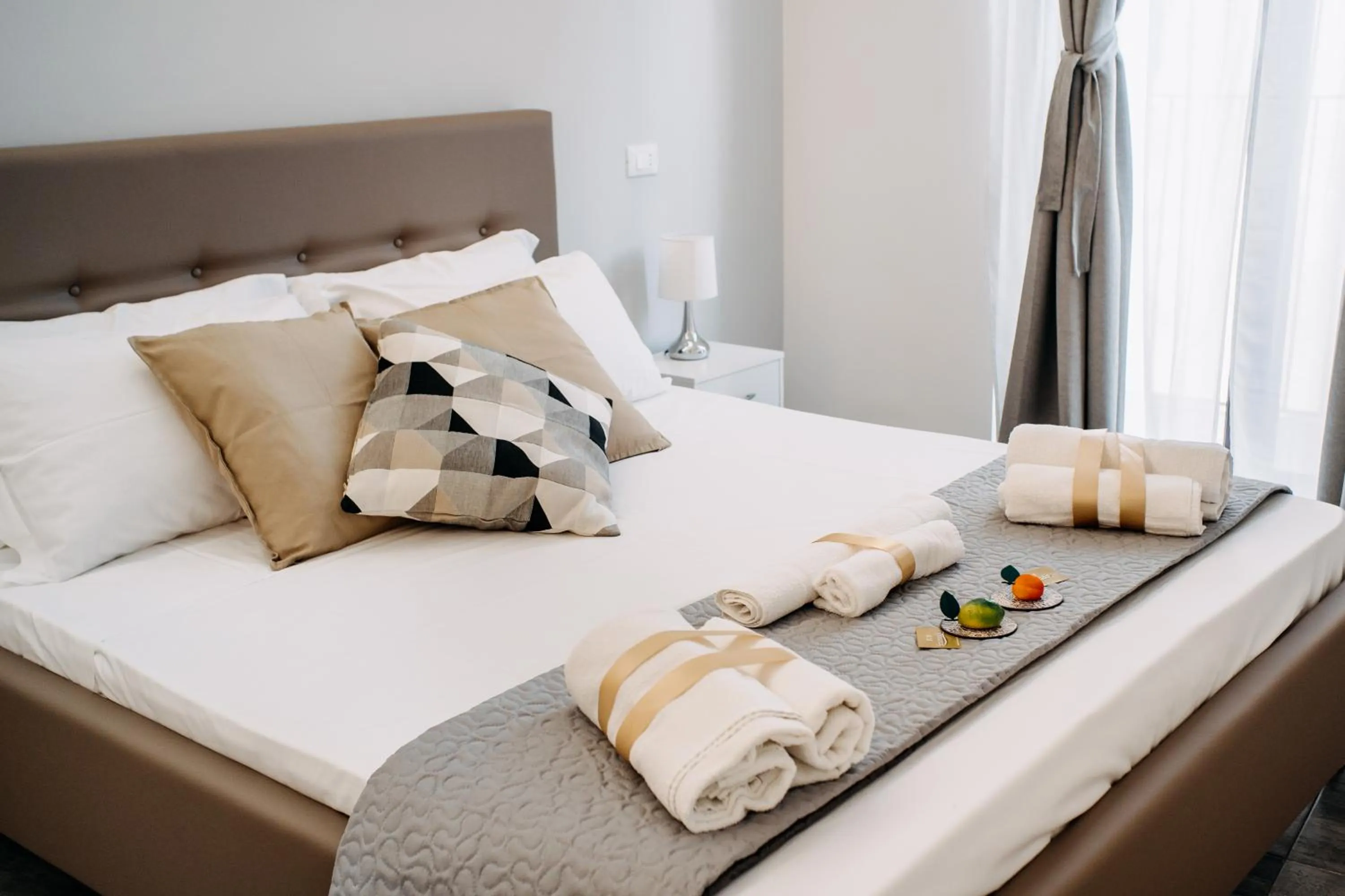 Bed in B&B Stramondo