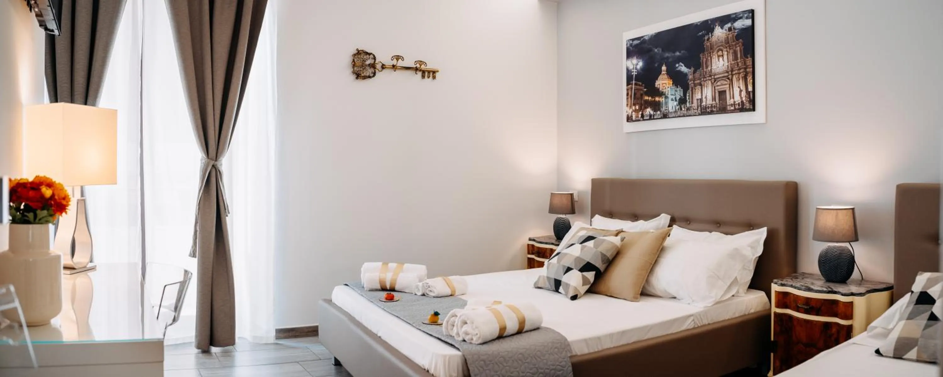 Bed in B&B Stramondo