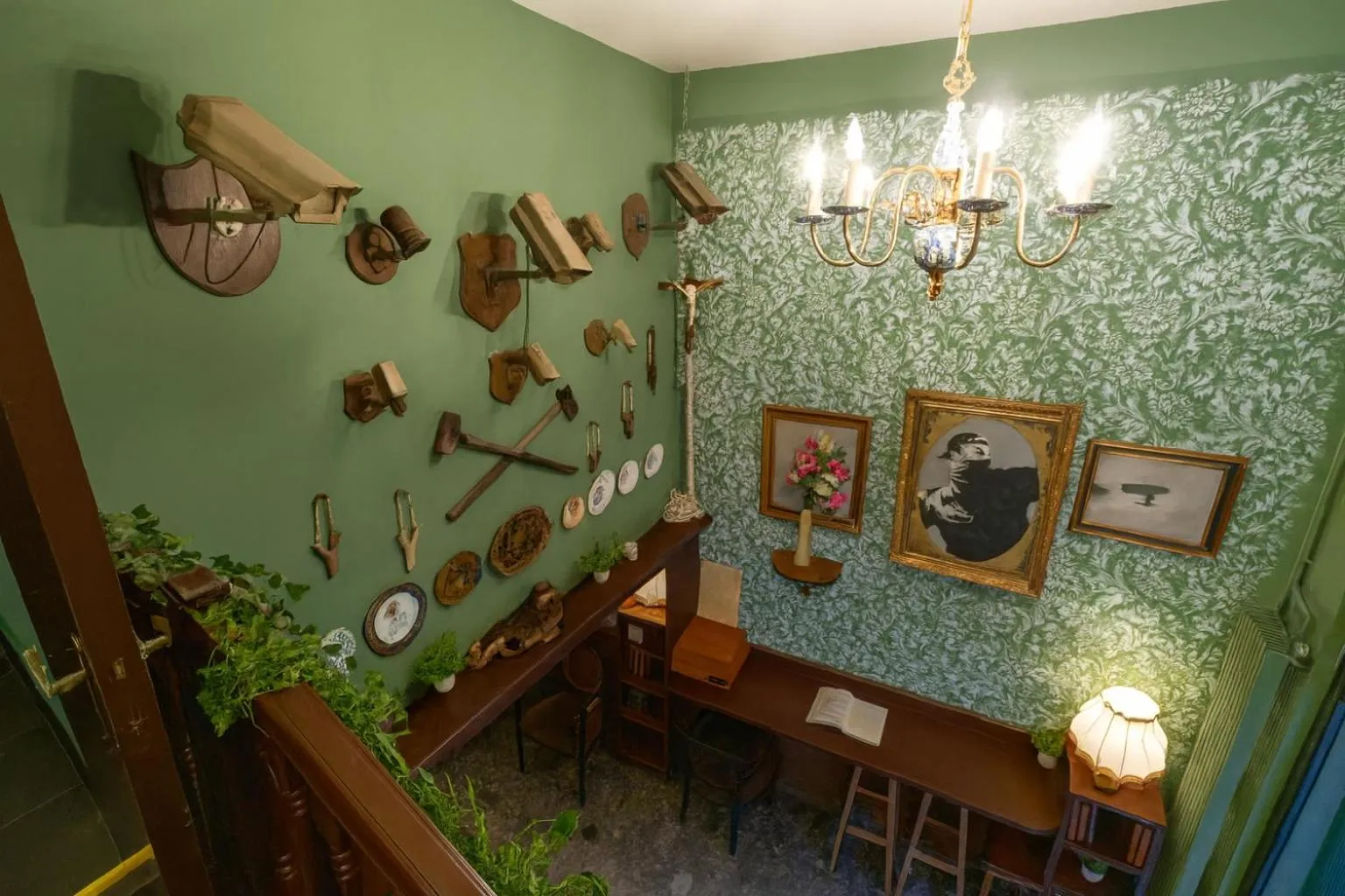 Decorative detail in Walled off Hotel Paris