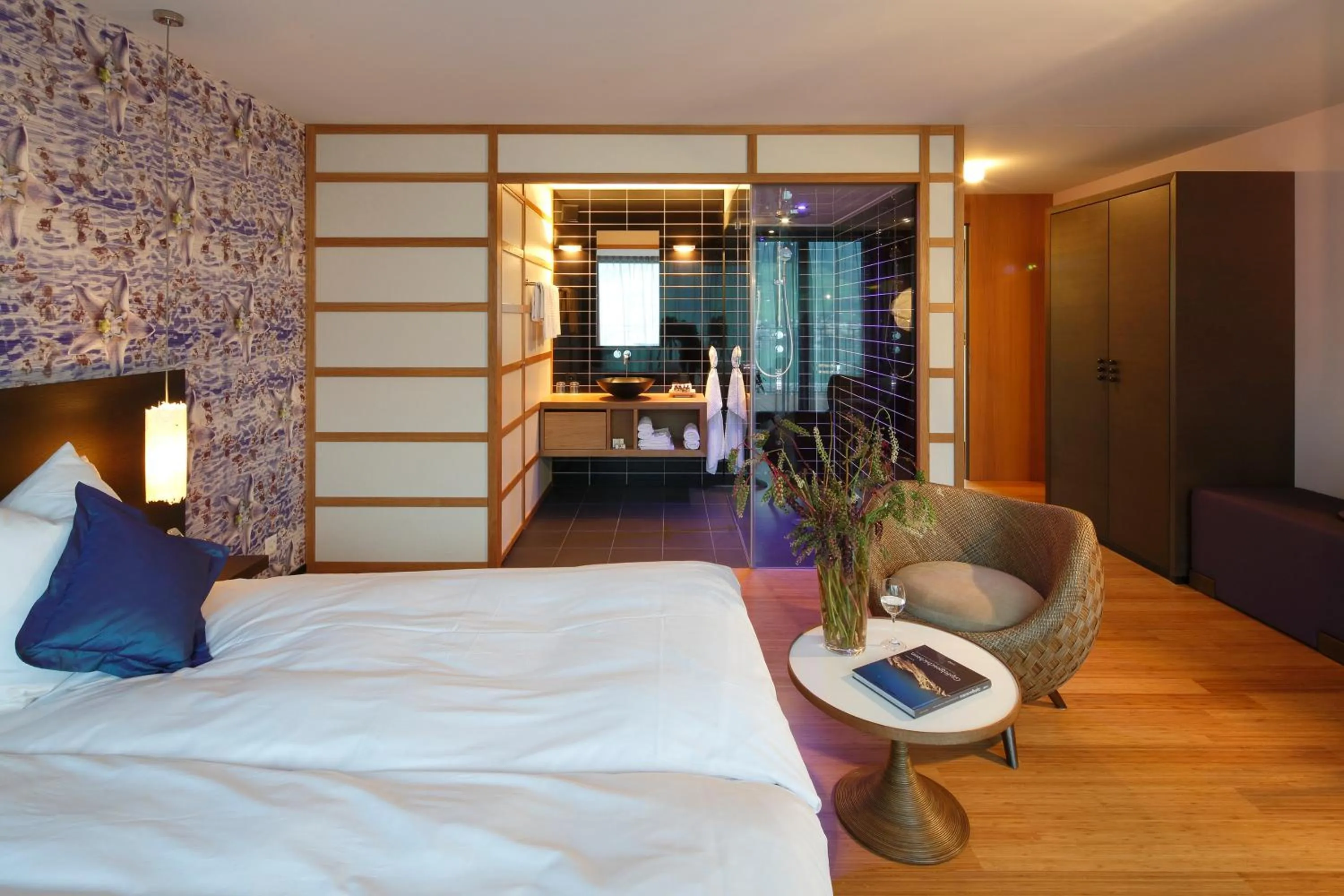 Bed in Seehotel Wilerbad Spa & Seminar