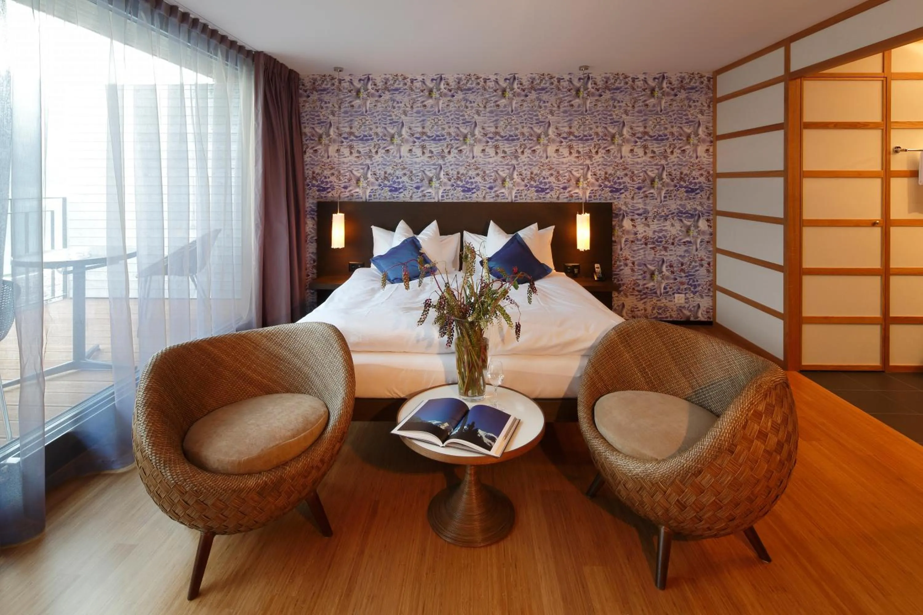 Bed in Seehotel Wilerbad Spa & Seminar