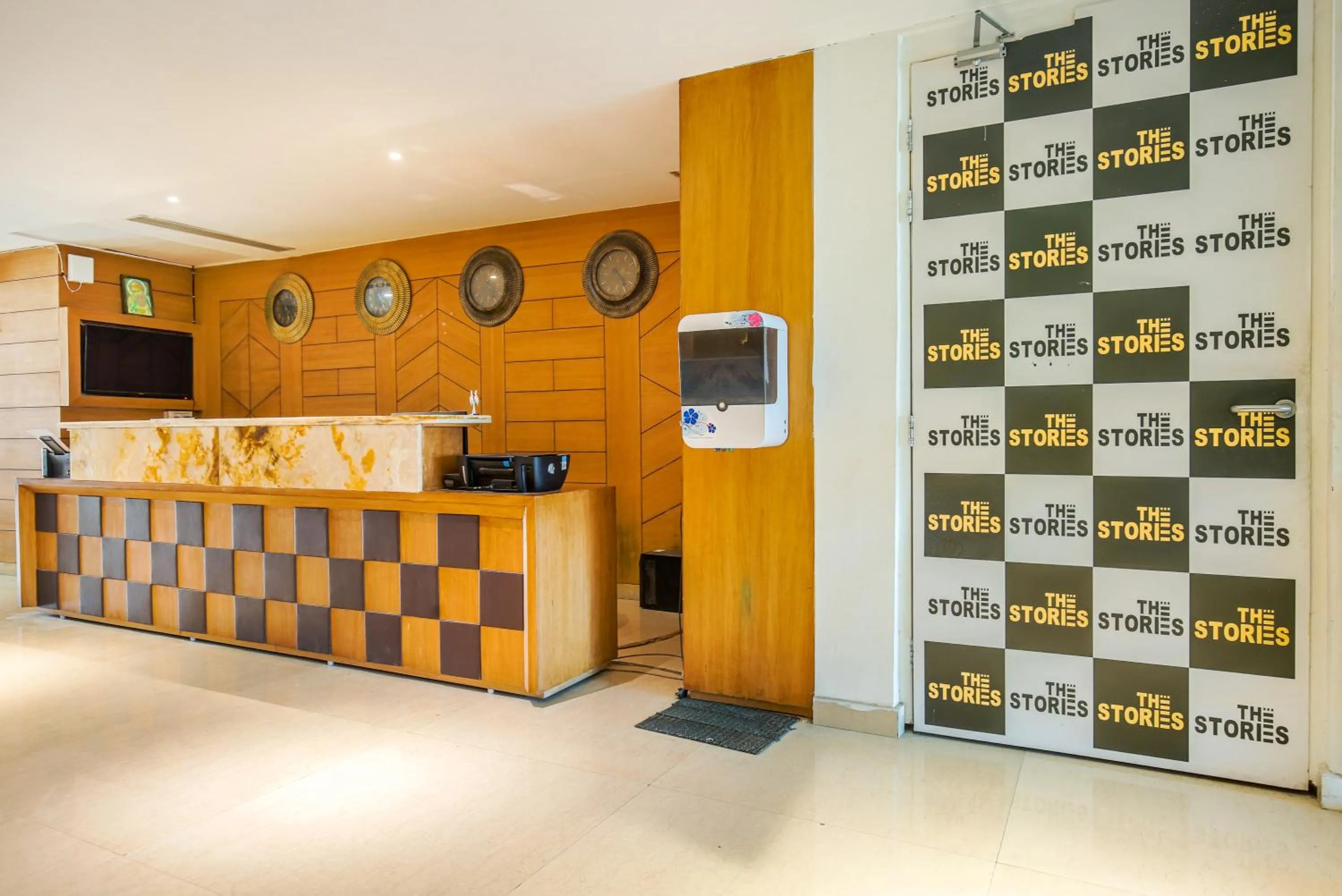 Lobby or reception in The Stories Hotel