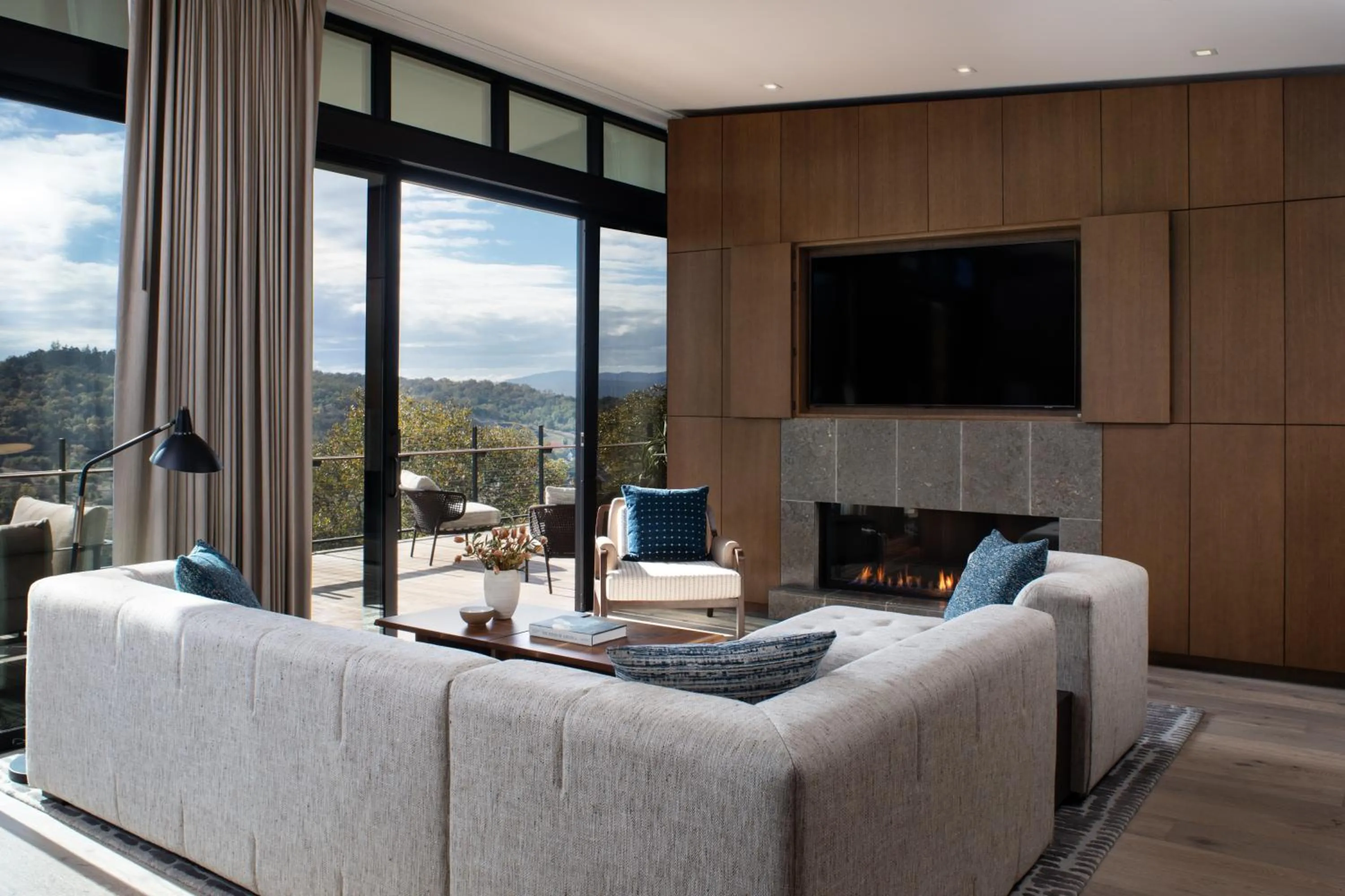 Living room in Montage Healdsburg