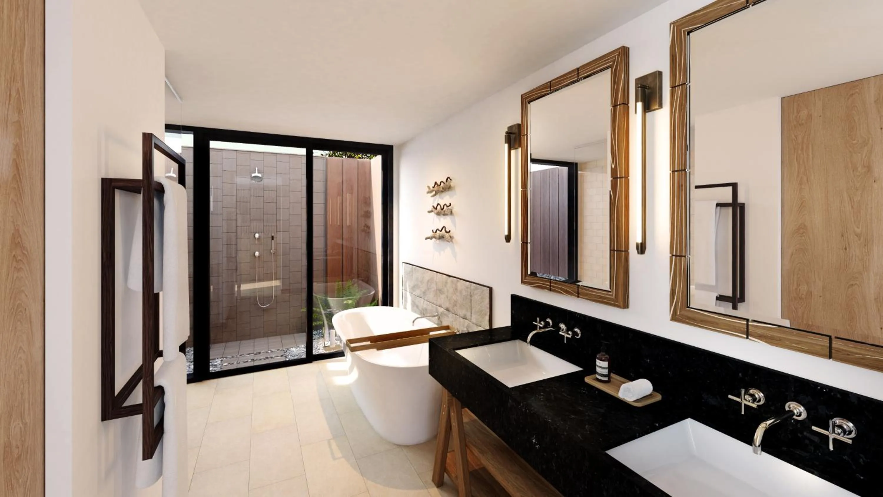 Shower in Montage Healdsburg