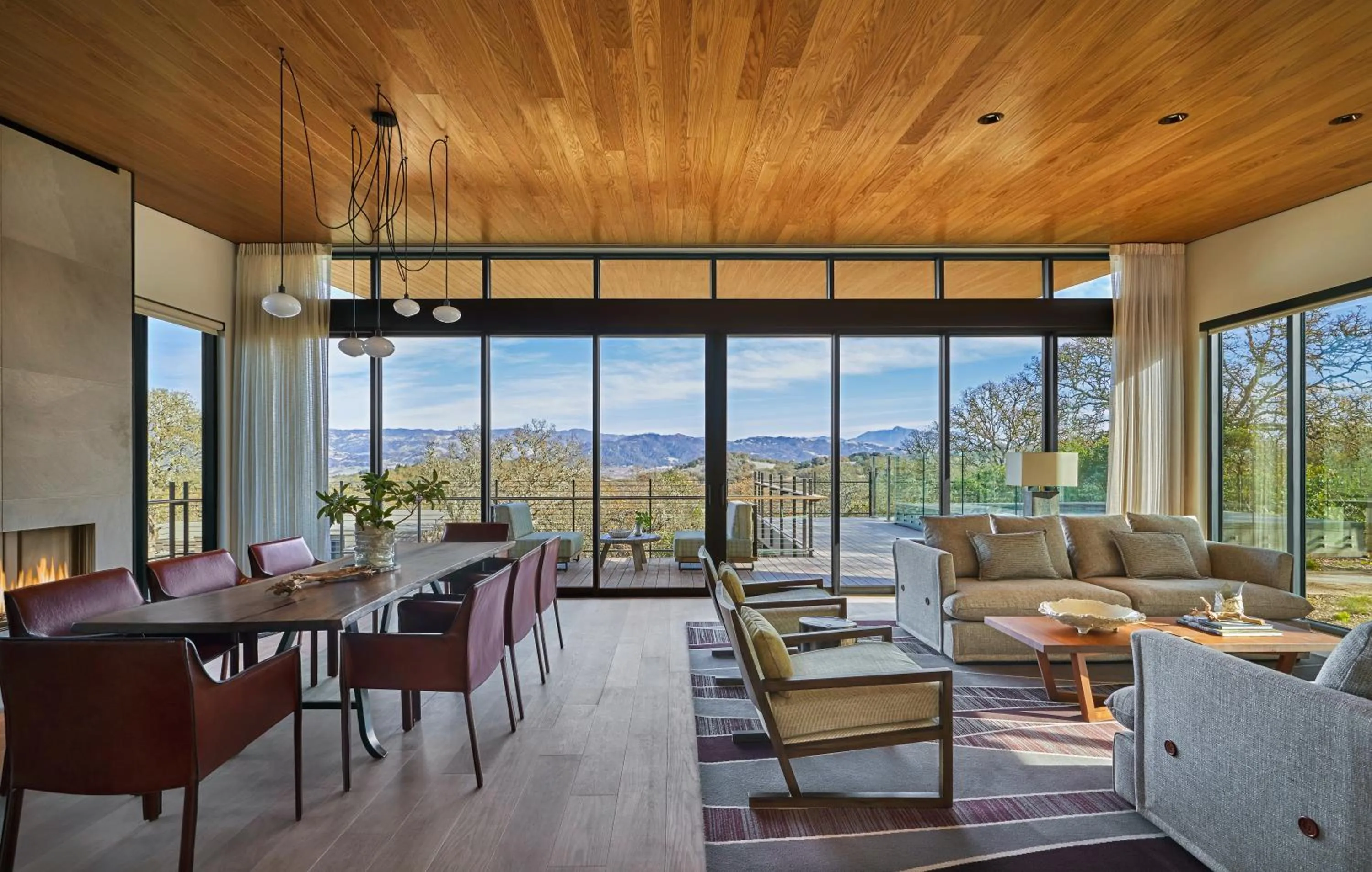 Living room in Montage Healdsburg
