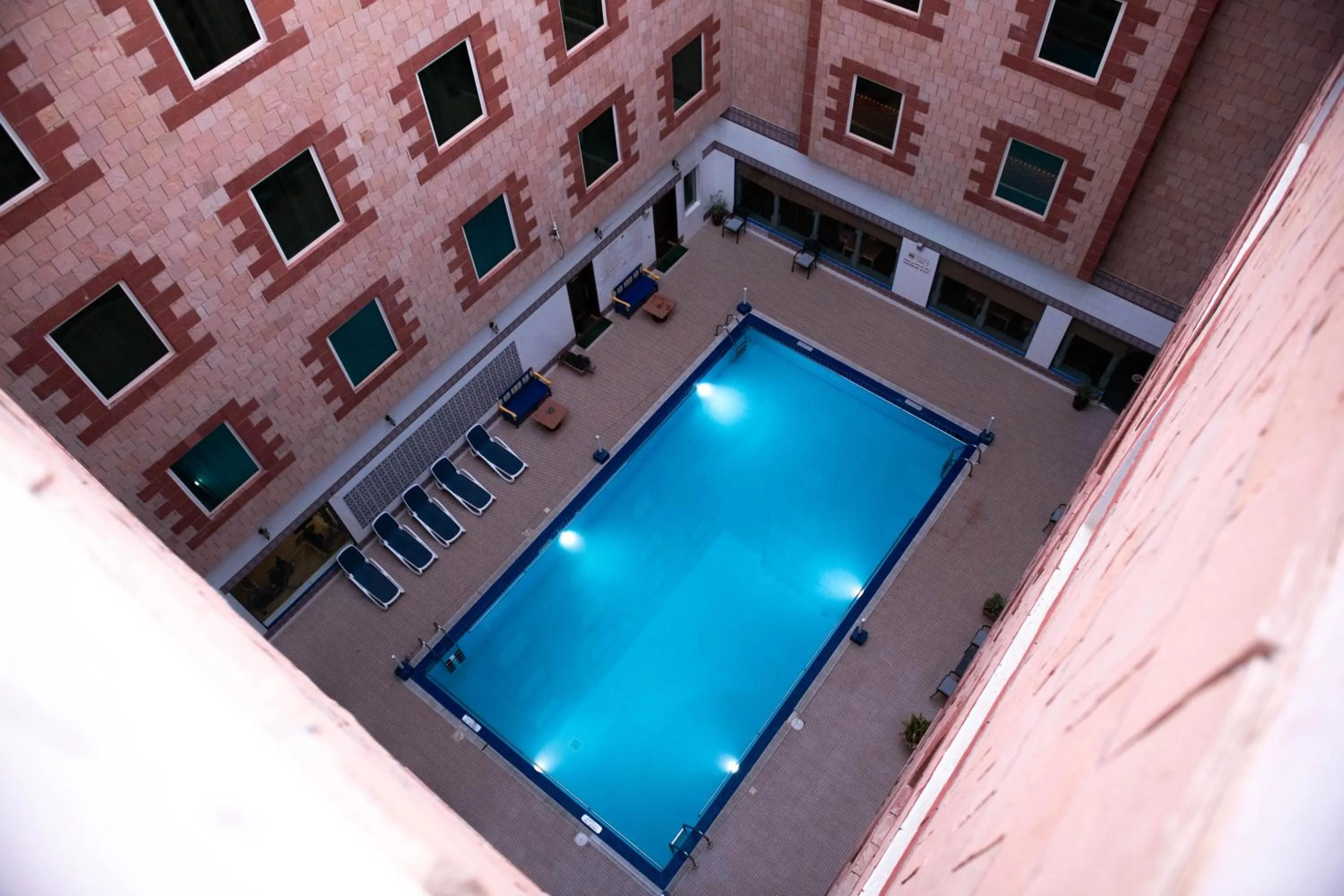 Pool view in Ramee Guestline Hotel