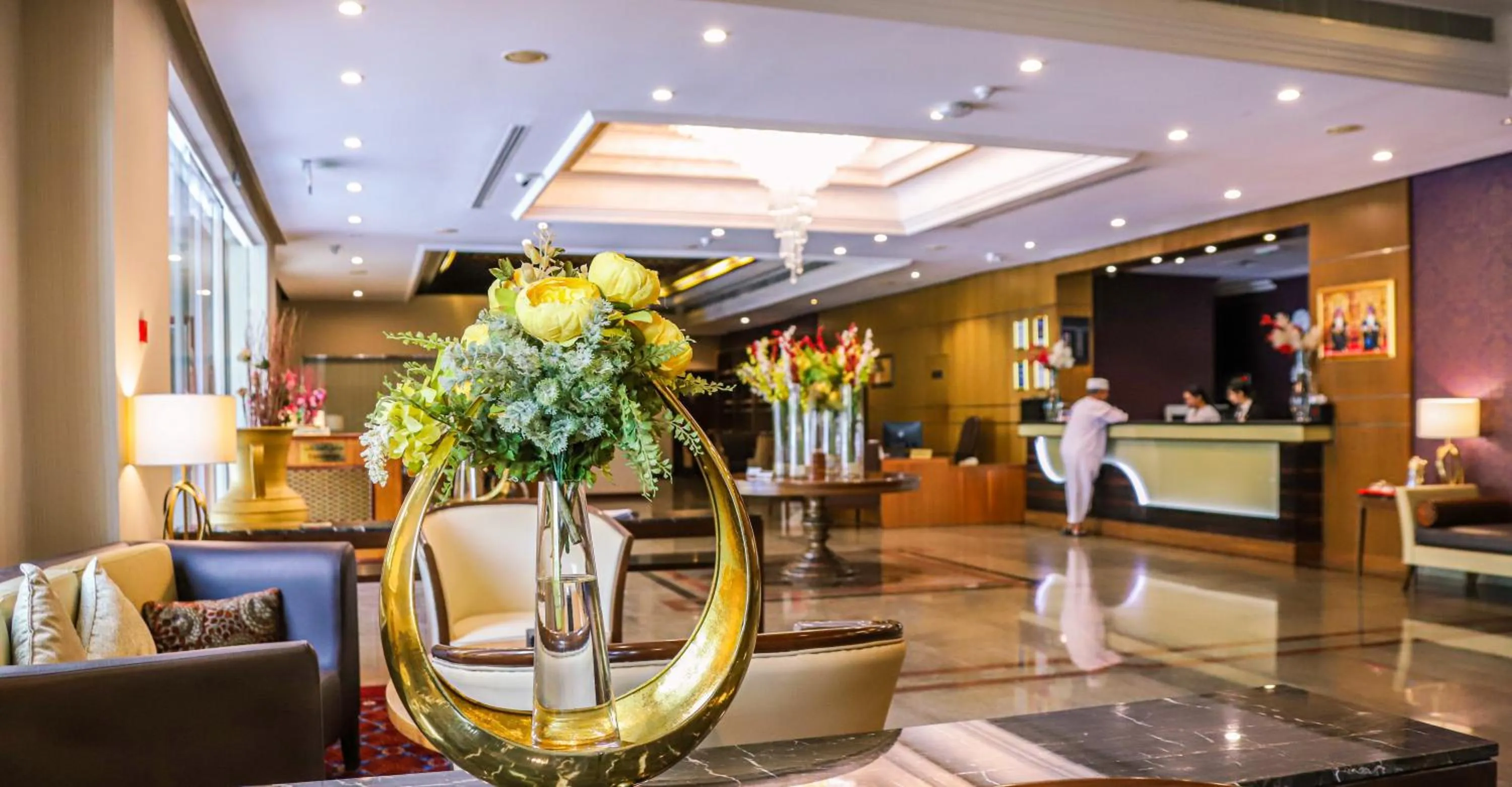 Lobby or reception in Ramee Guestline Hotel