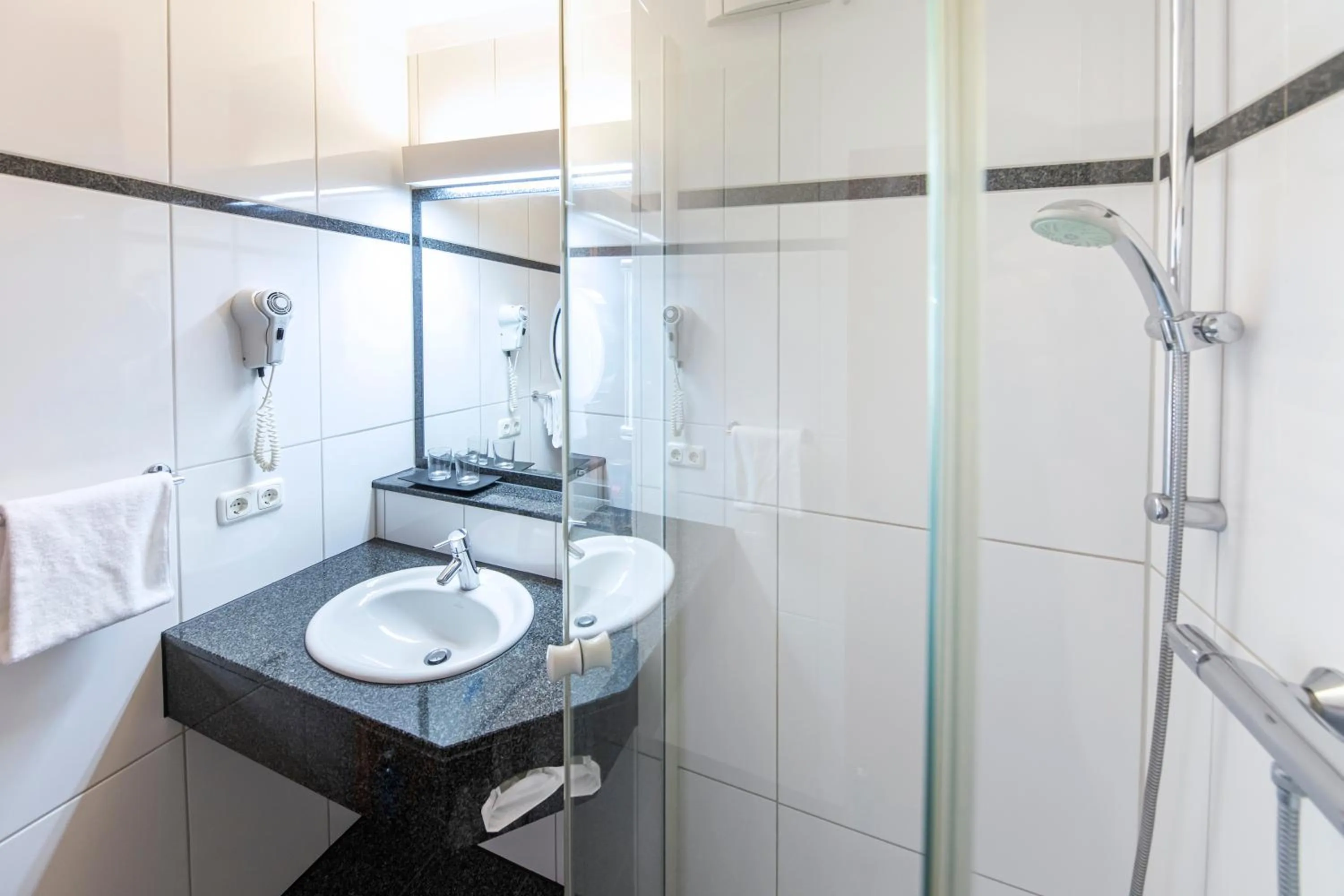 Bathroom in Hotel Lohr am Main by Michel Hotels