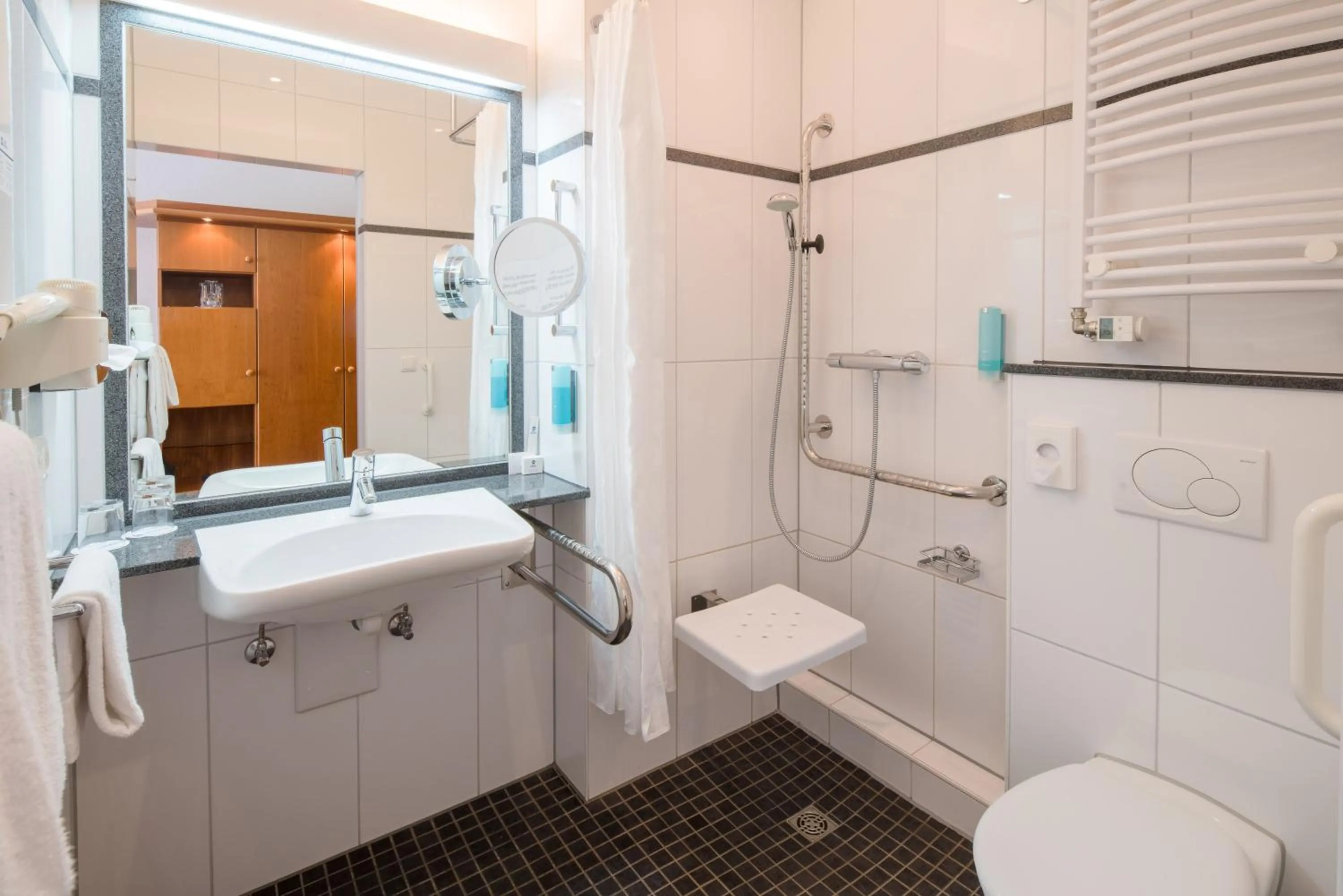 Bathroom in Hotel Lohr am Main by Michel Hotels