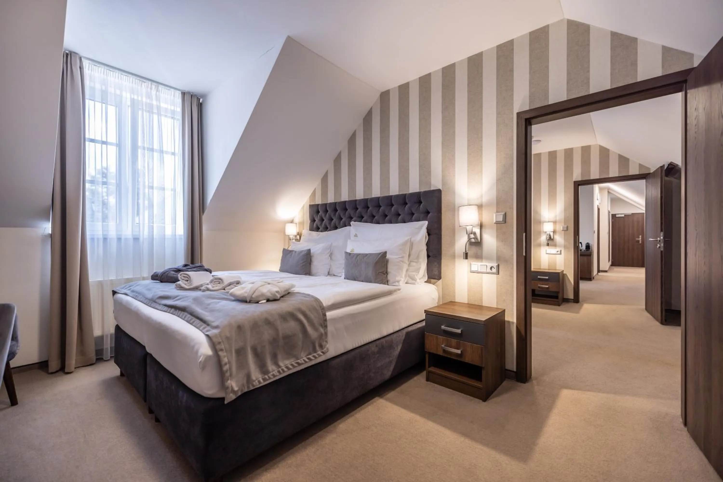 Photo of the whole room, Bed in Wellness Hotel Demänová