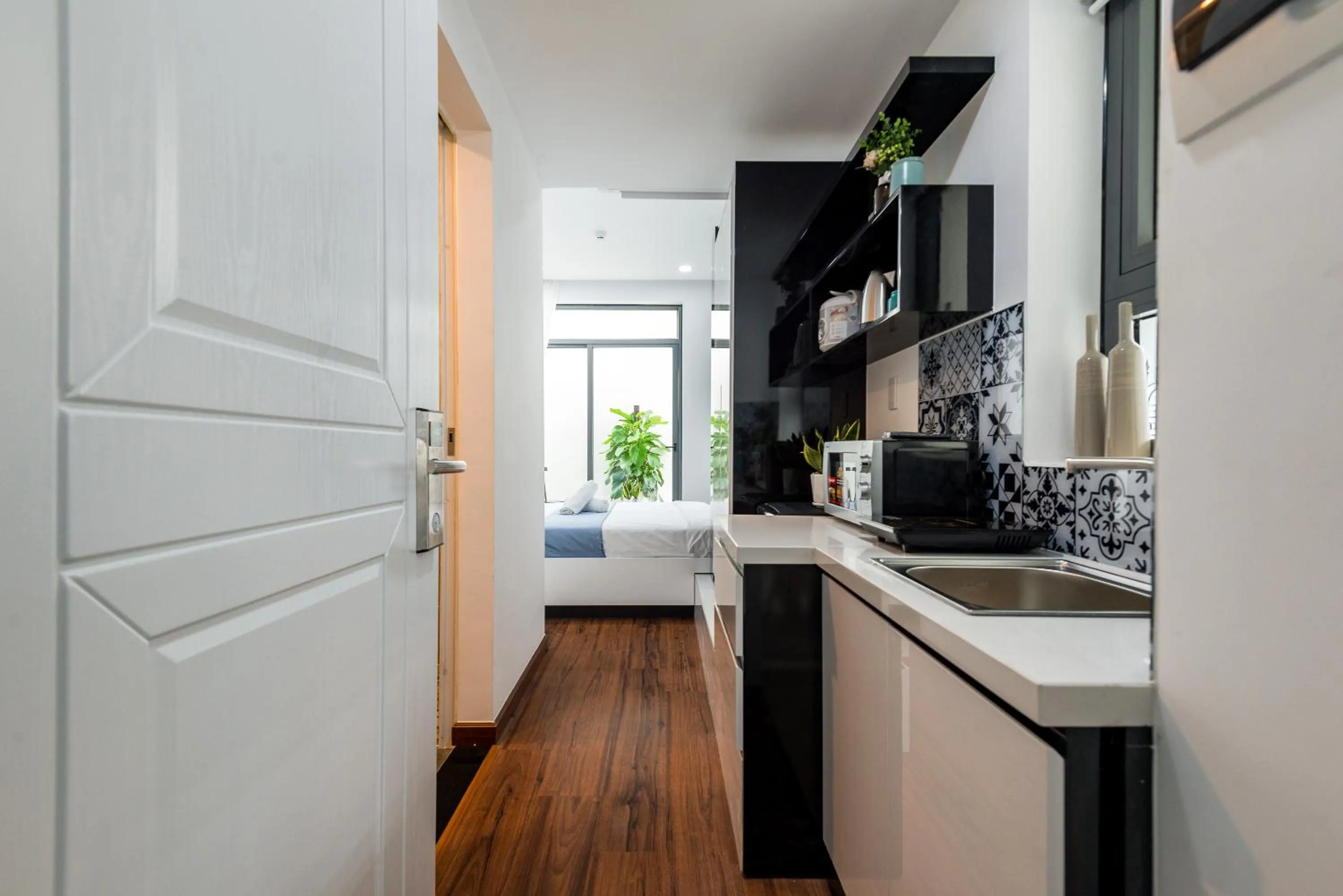 Kitchen or kitchenette in Cozrum Homes The Gallery Residence