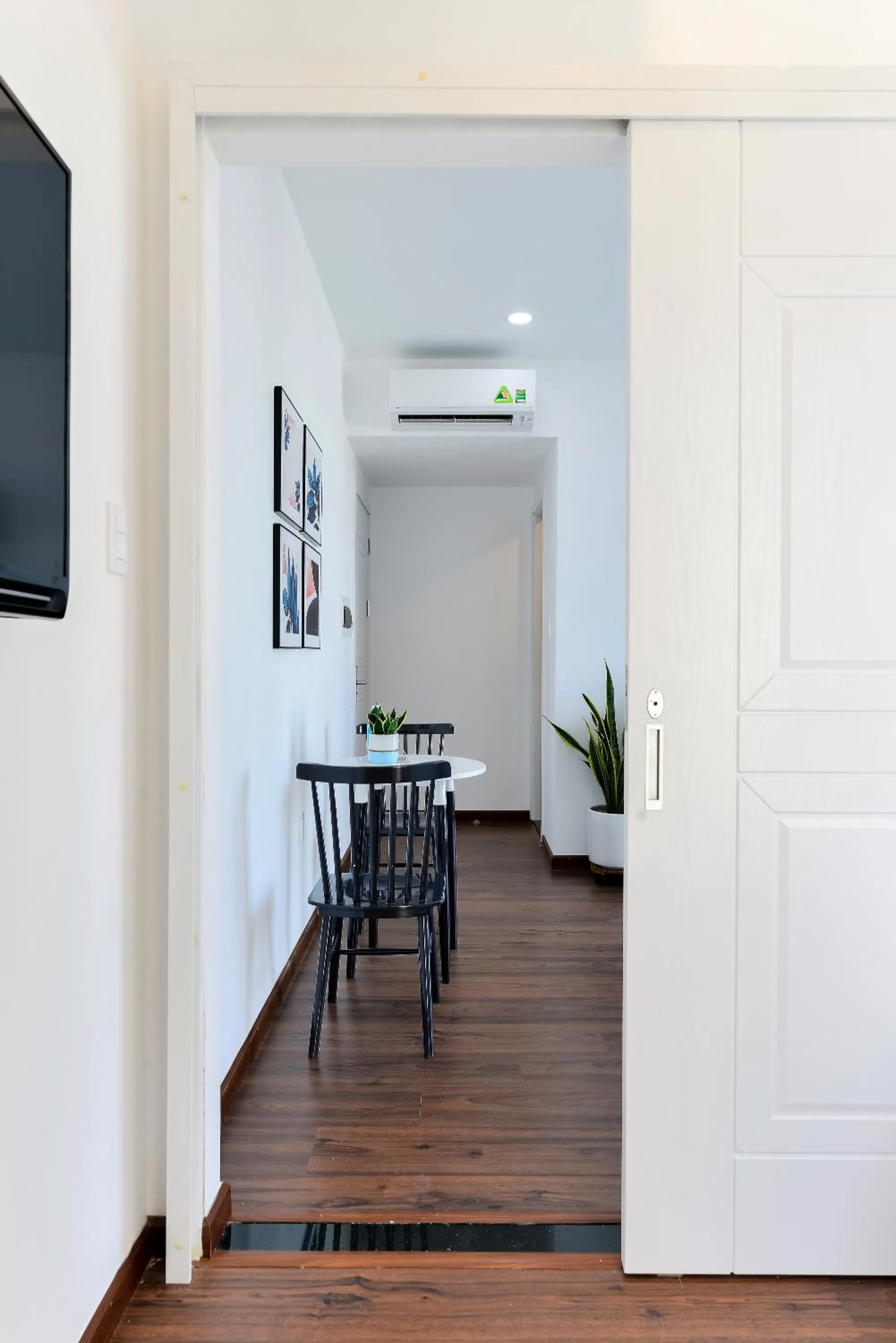 Living room in Cozrum Homes The Gallery Residence