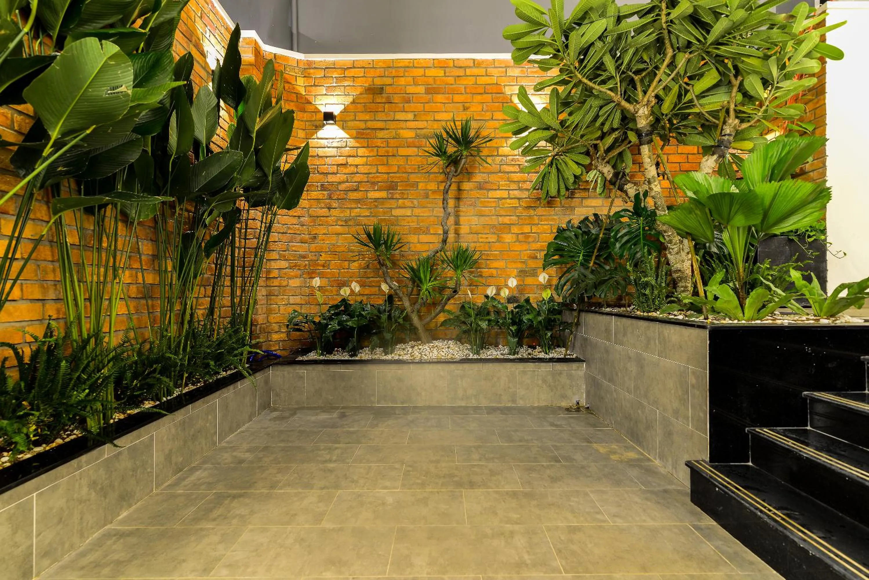 Garden view in Cozrum Homes The Gallery Residence