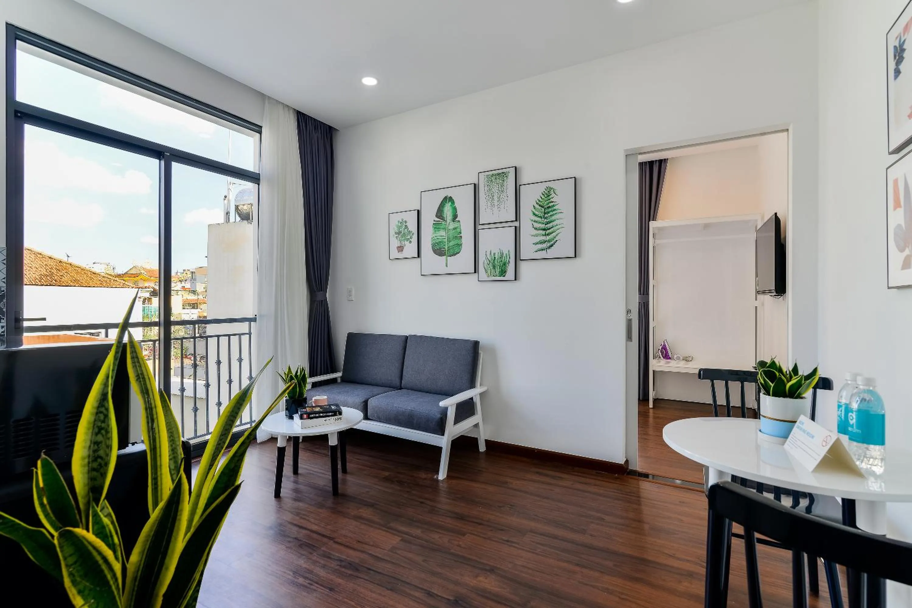 Living room in Cozrum Homes The Gallery Residence