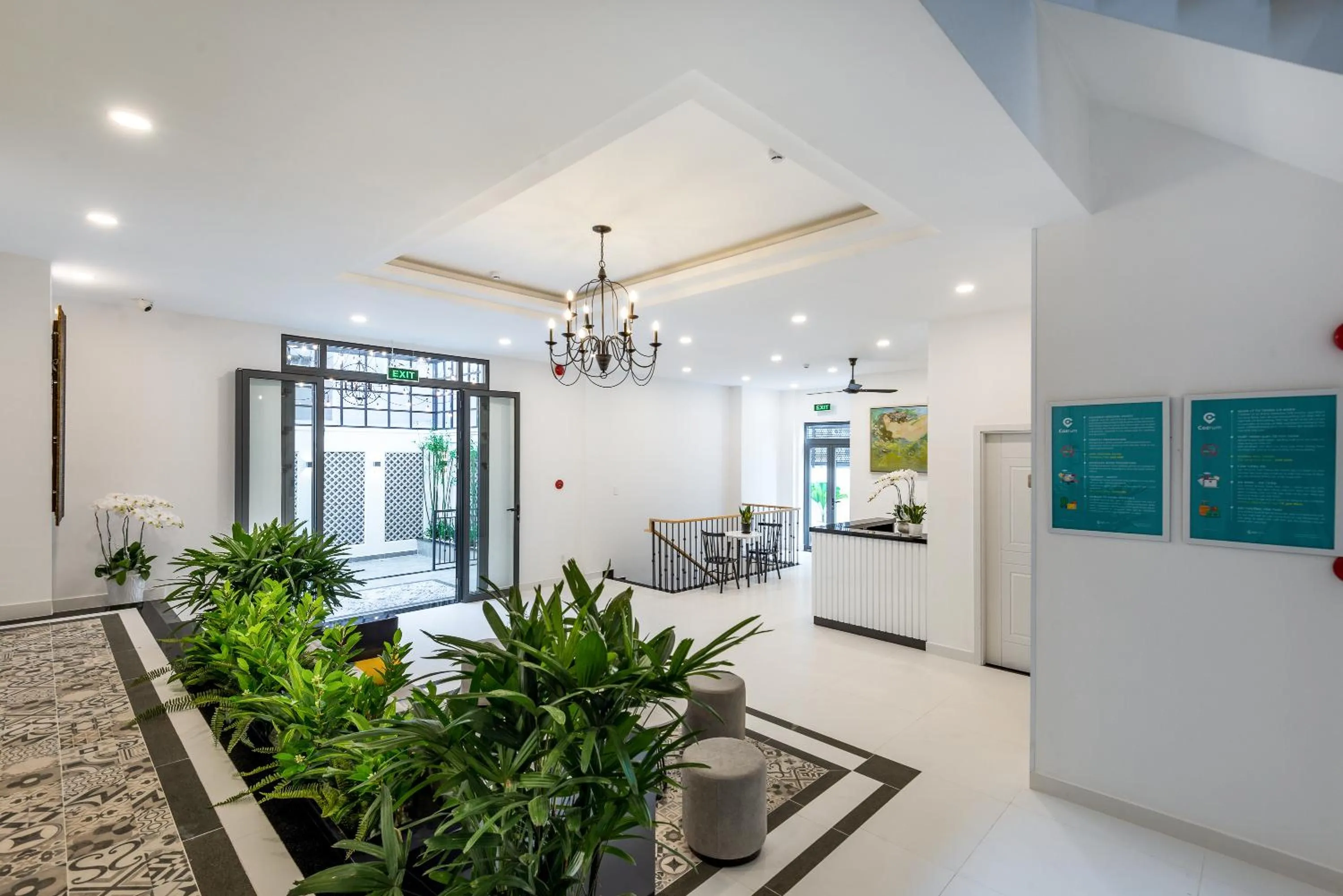 Lobby or reception in Cozrum Homes The Gallery Residence