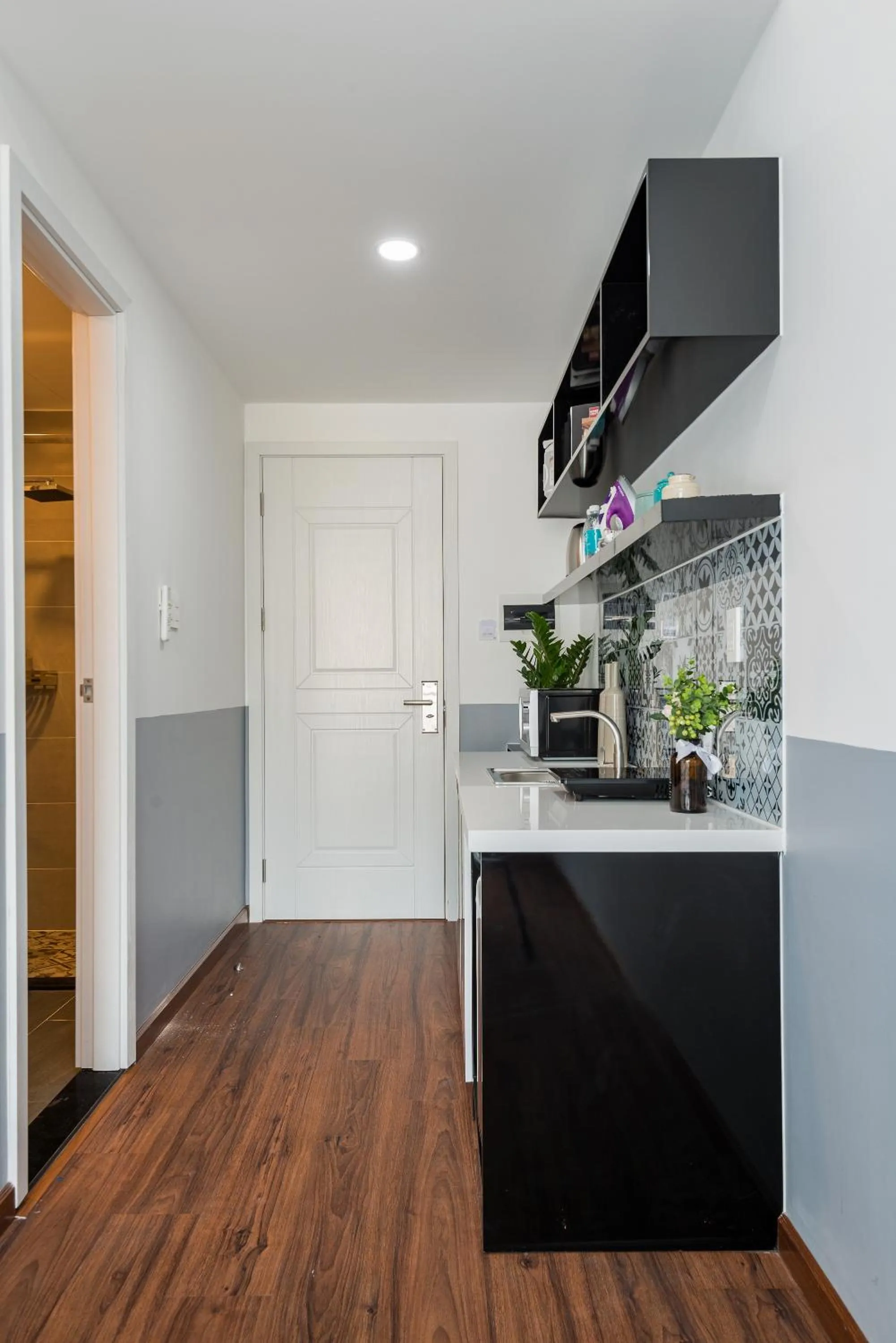 Kitchen or kitchenette in Cozrum Homes The Gallery Residence