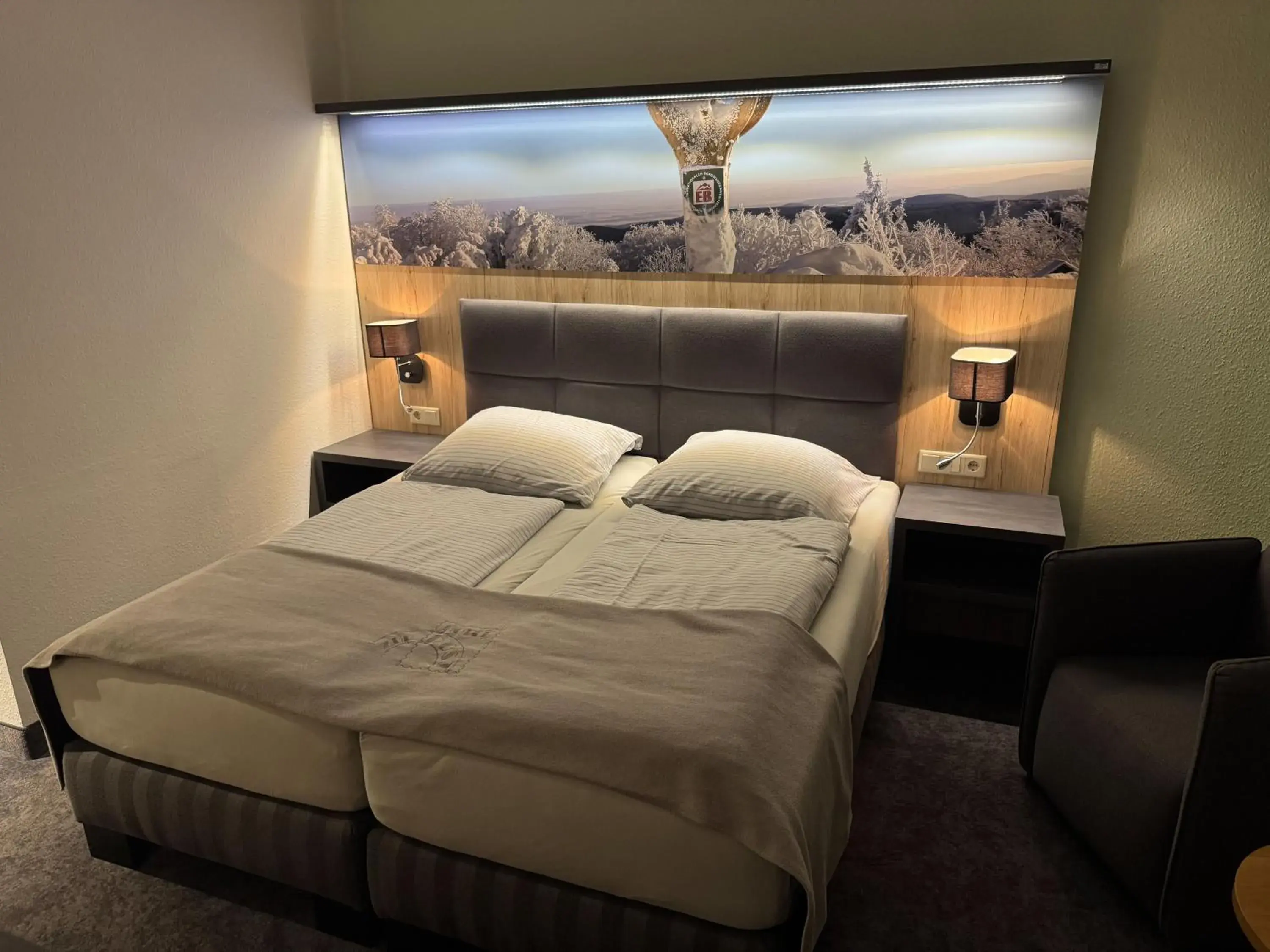 Double Room with Balcony in AKZENT Hotel Zur Post Double Room with Balcony in AKZENT Hotel Zur Post