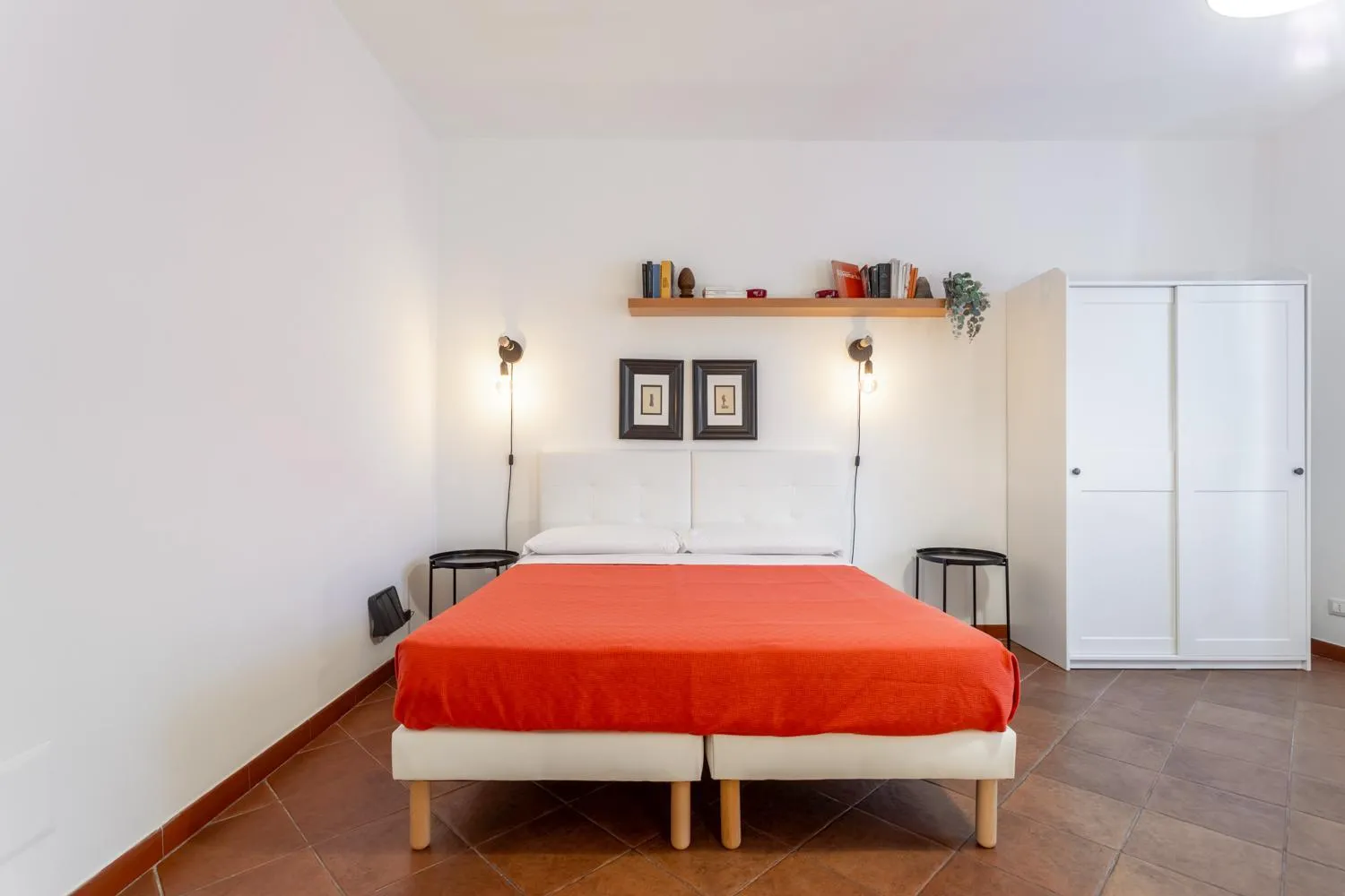 Bed in Giulia Apartment in Trastevere