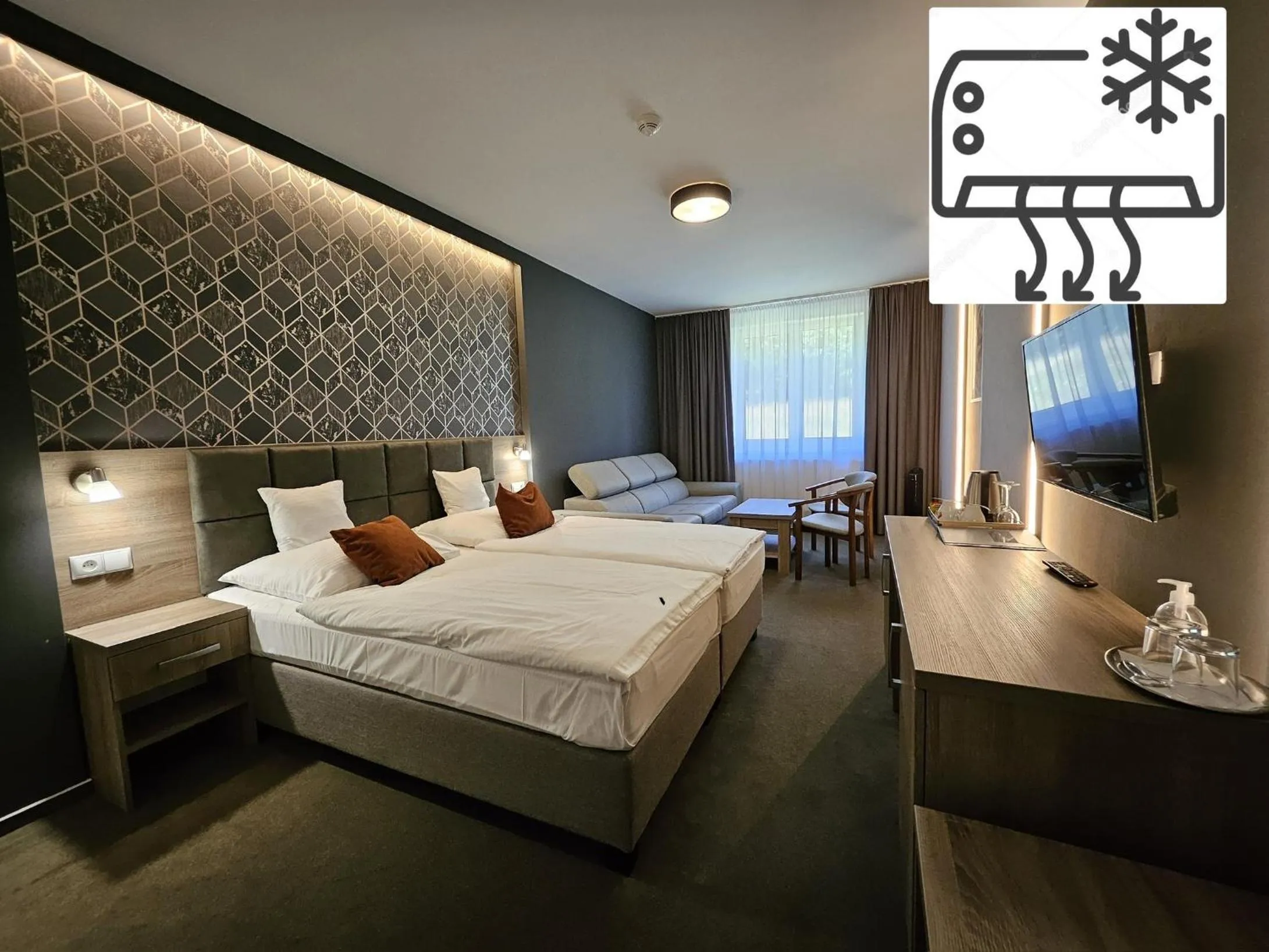 Bed in Hotel Slávia Svidník SPA & RESTAURANT