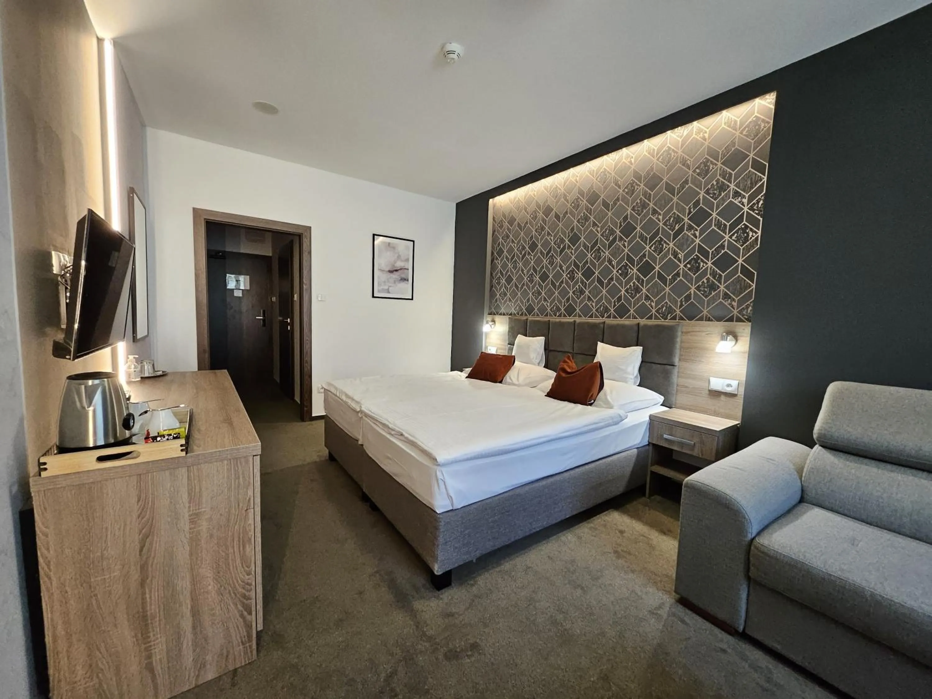 Bed in Hotel Slávia Svidník SPA & RESTAURANT