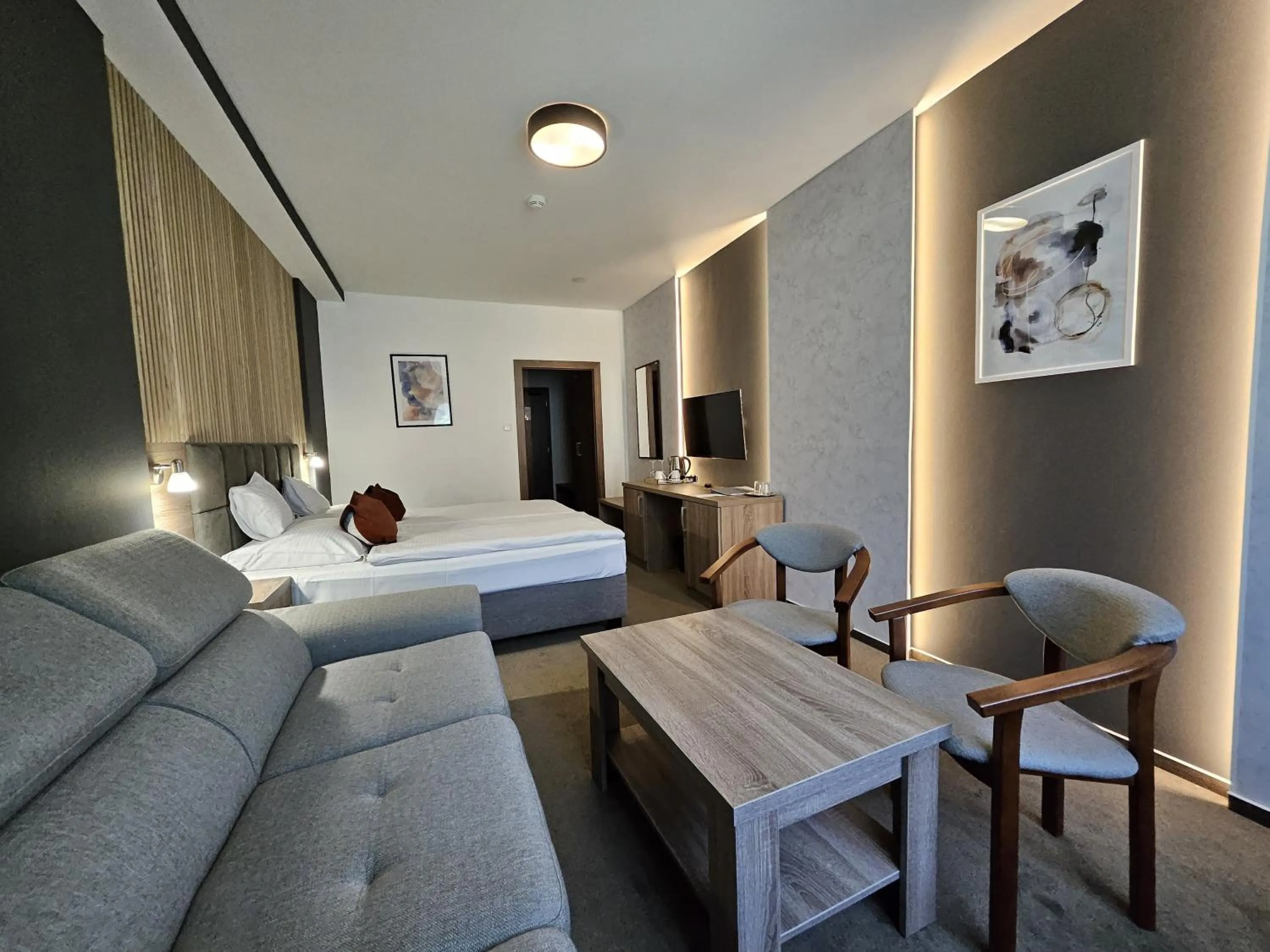 Bed in Hotel Slávia Svidník SPA & RESTAURANT