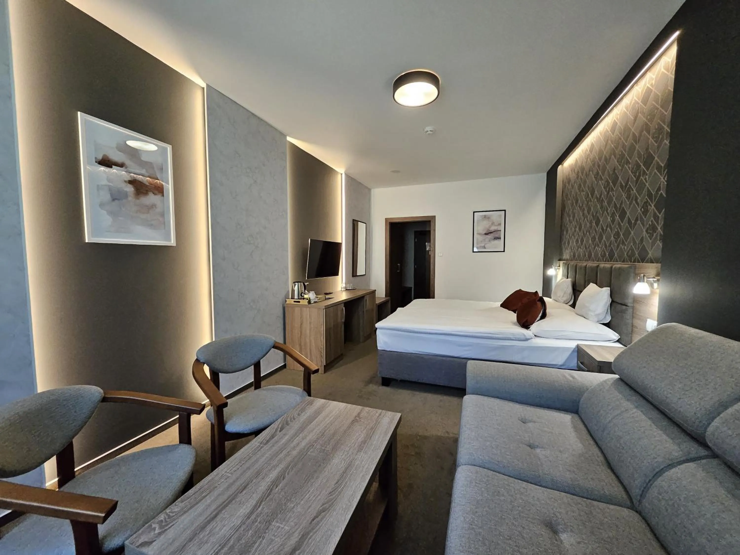 Bed in Hotel Slávia Svidník SPA & RESTAURANT